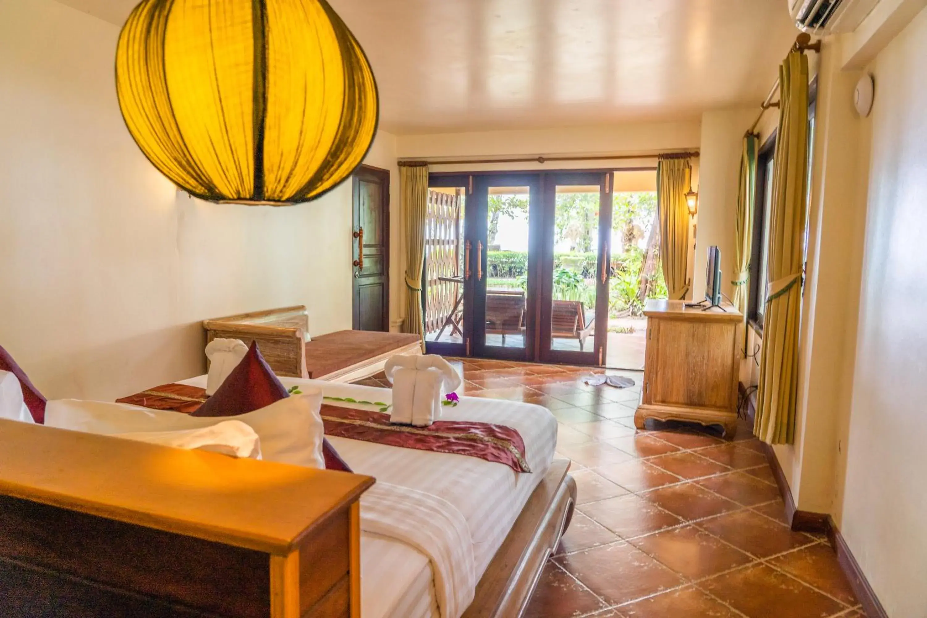 Deluxe Double Room with Sea View in Chivapuri Beach Resort Deluxe Double Room with Sea View in Chivapuri Beach Resort