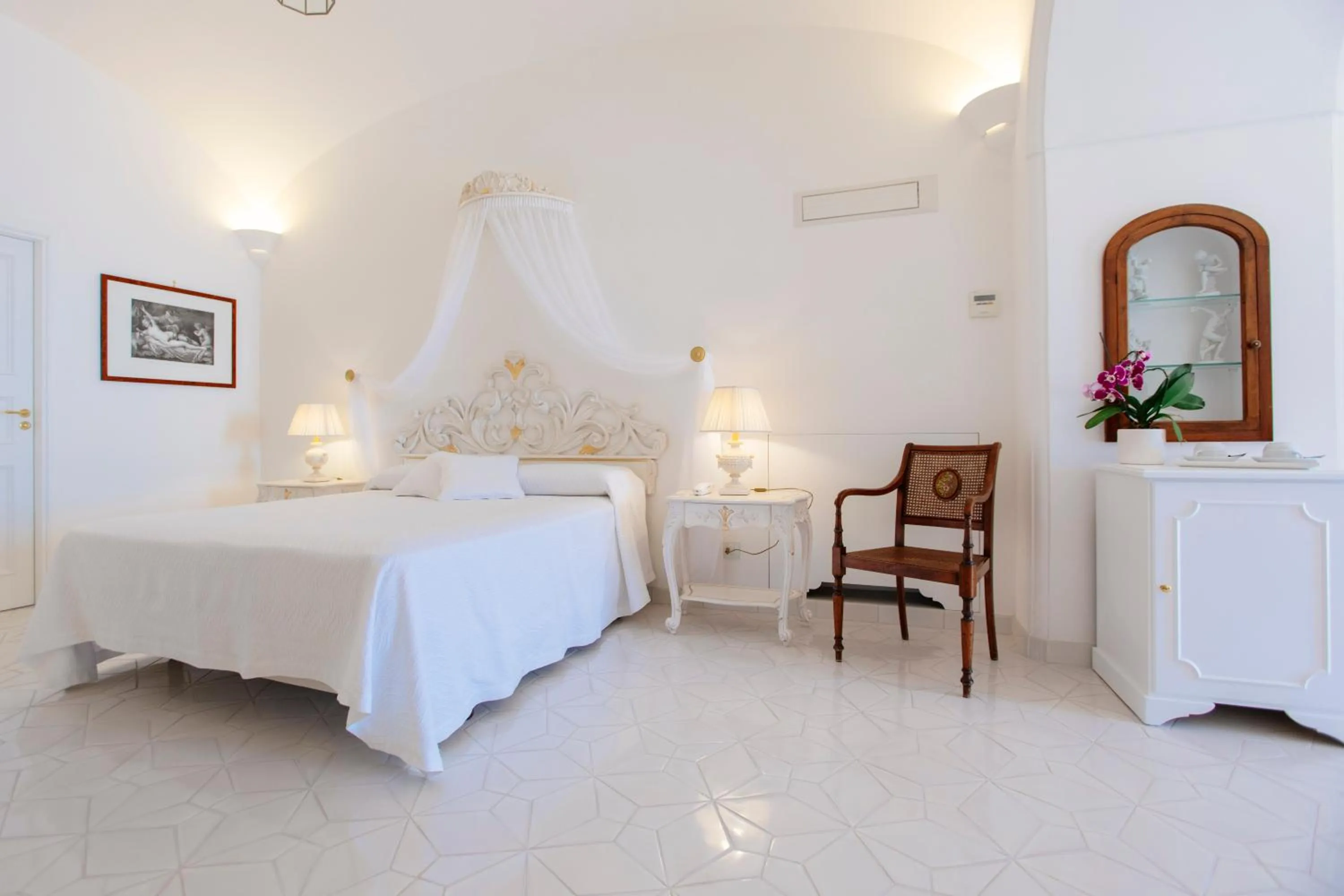 Bedroom, Bed in La Bizantina Luxury Villa