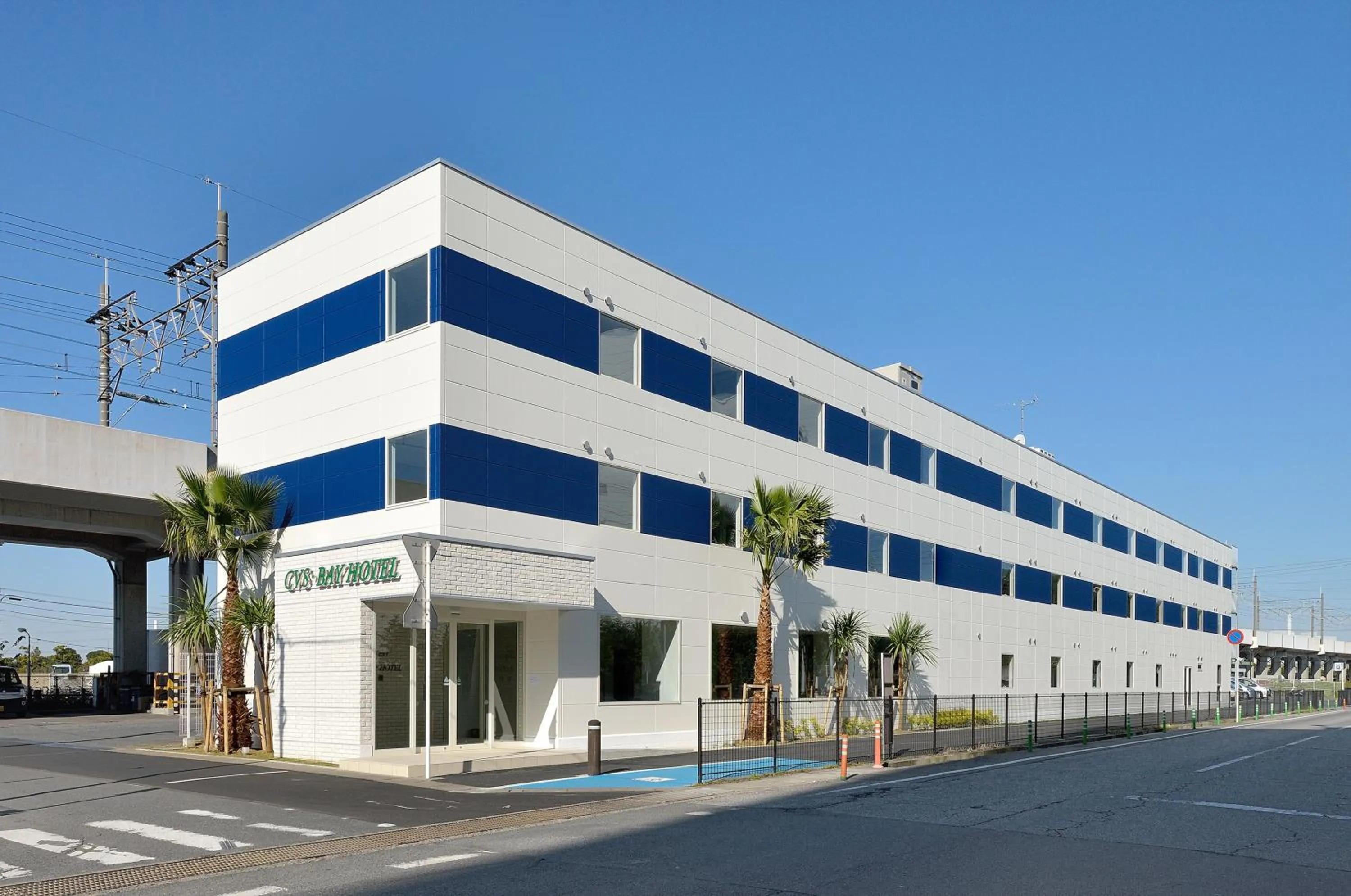 Facade/entrance in CVS Bay Hotel New Building