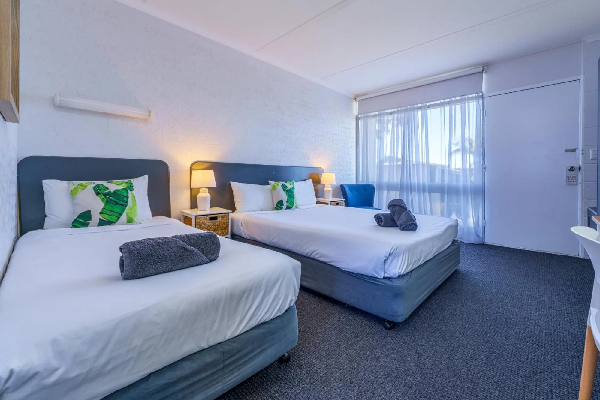 Bed in South Seas Motel