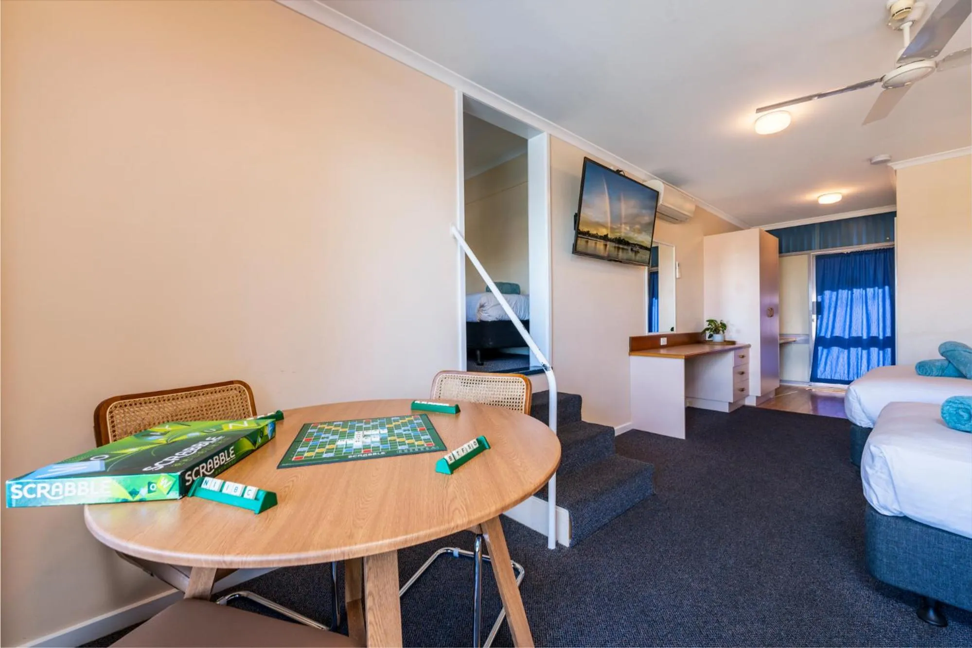 Bed in South Seas Motel