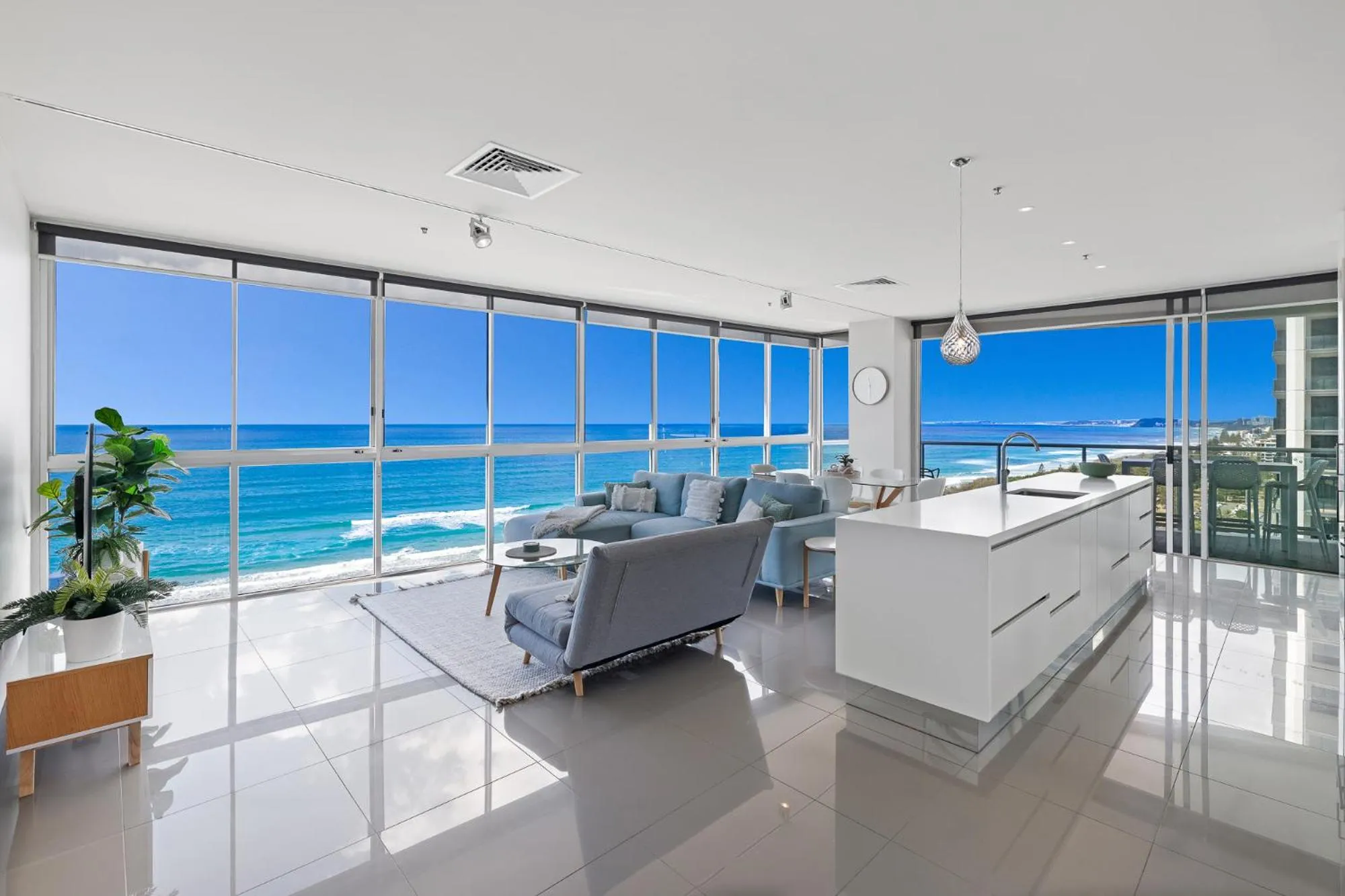 Living room in ULTIQA Air On Broadbeach