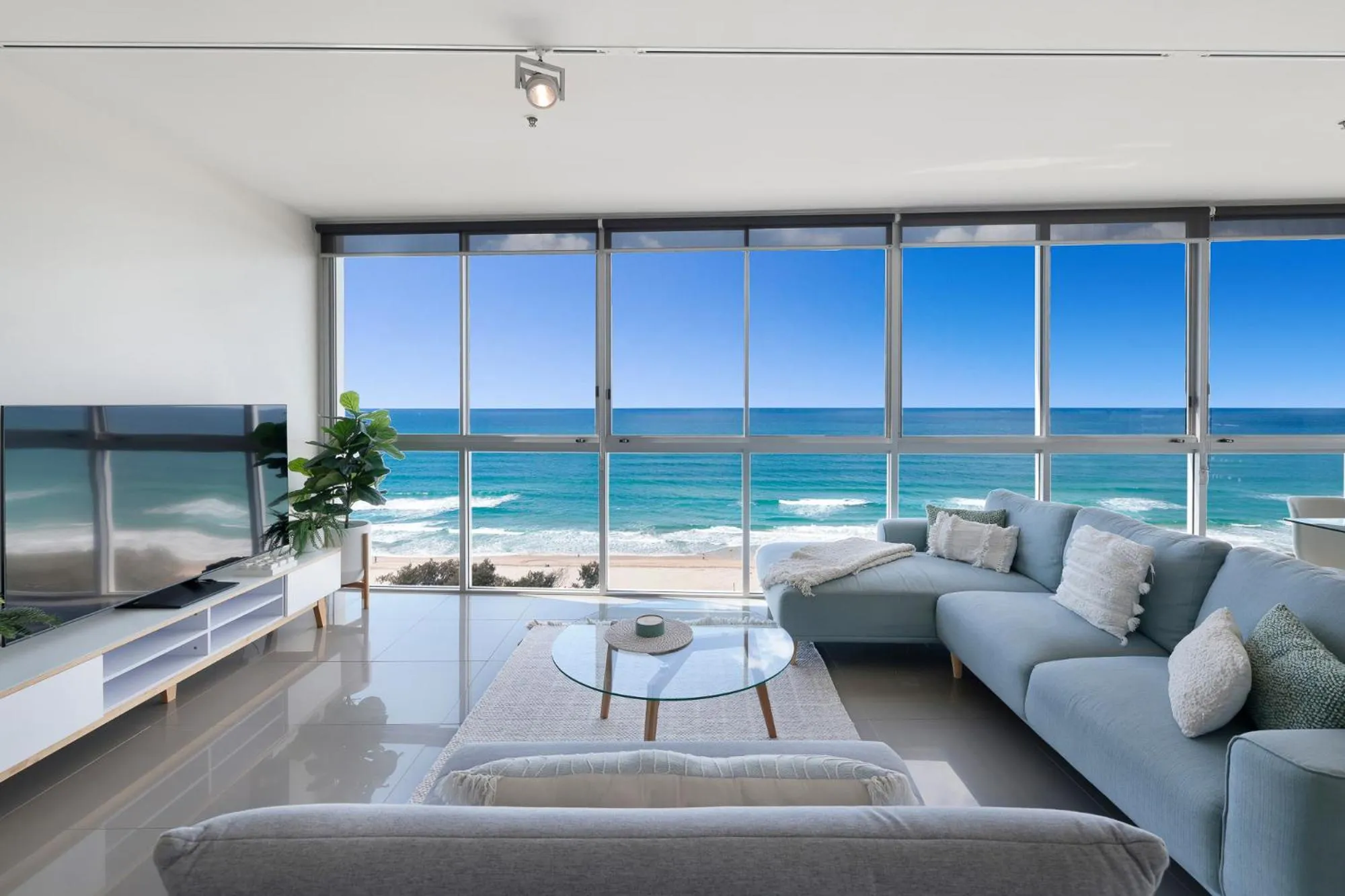 Living room in ULTIQA Air On Broadbeach