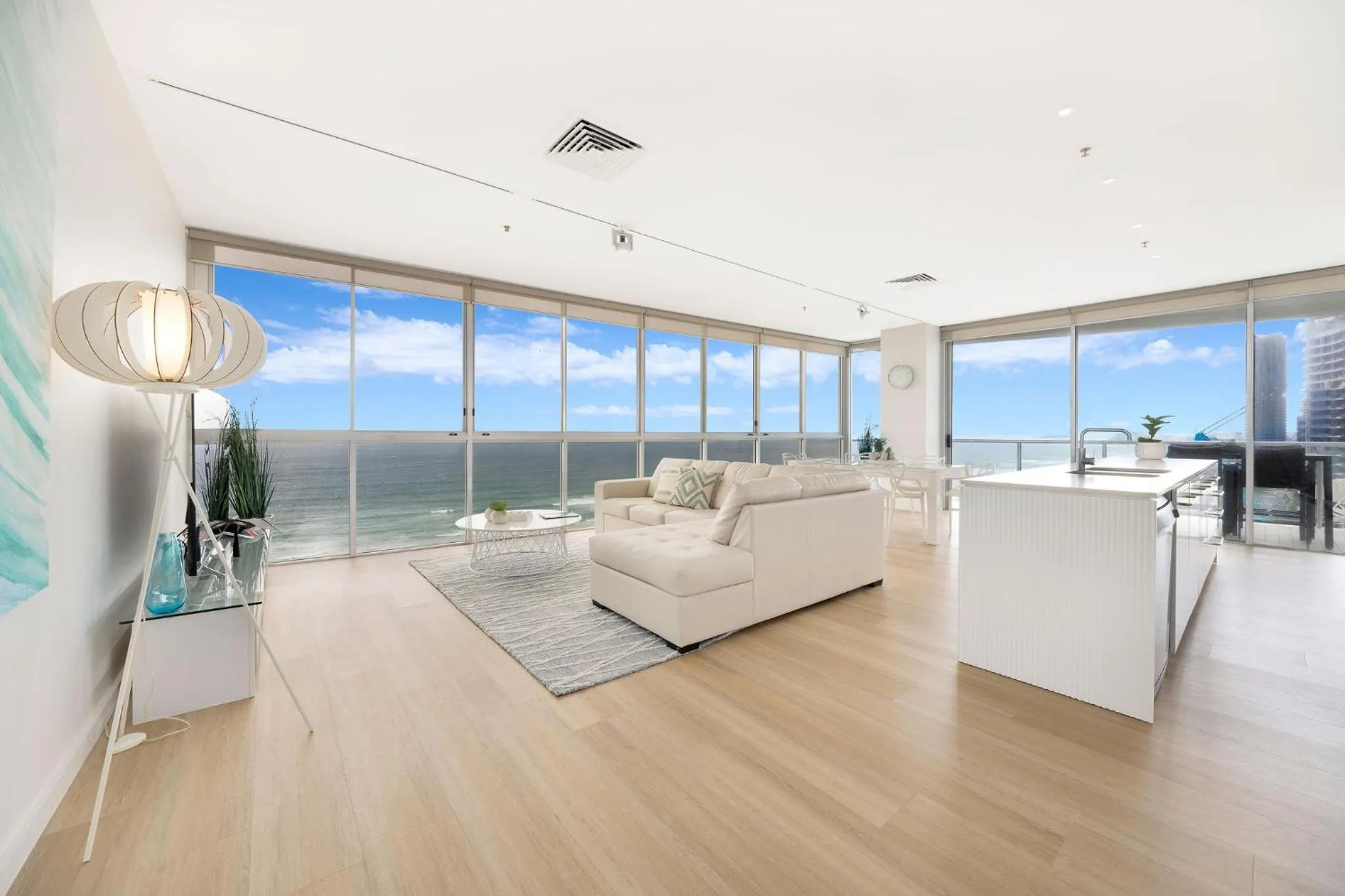 Living room in ULTIQA Air On Broadbeach