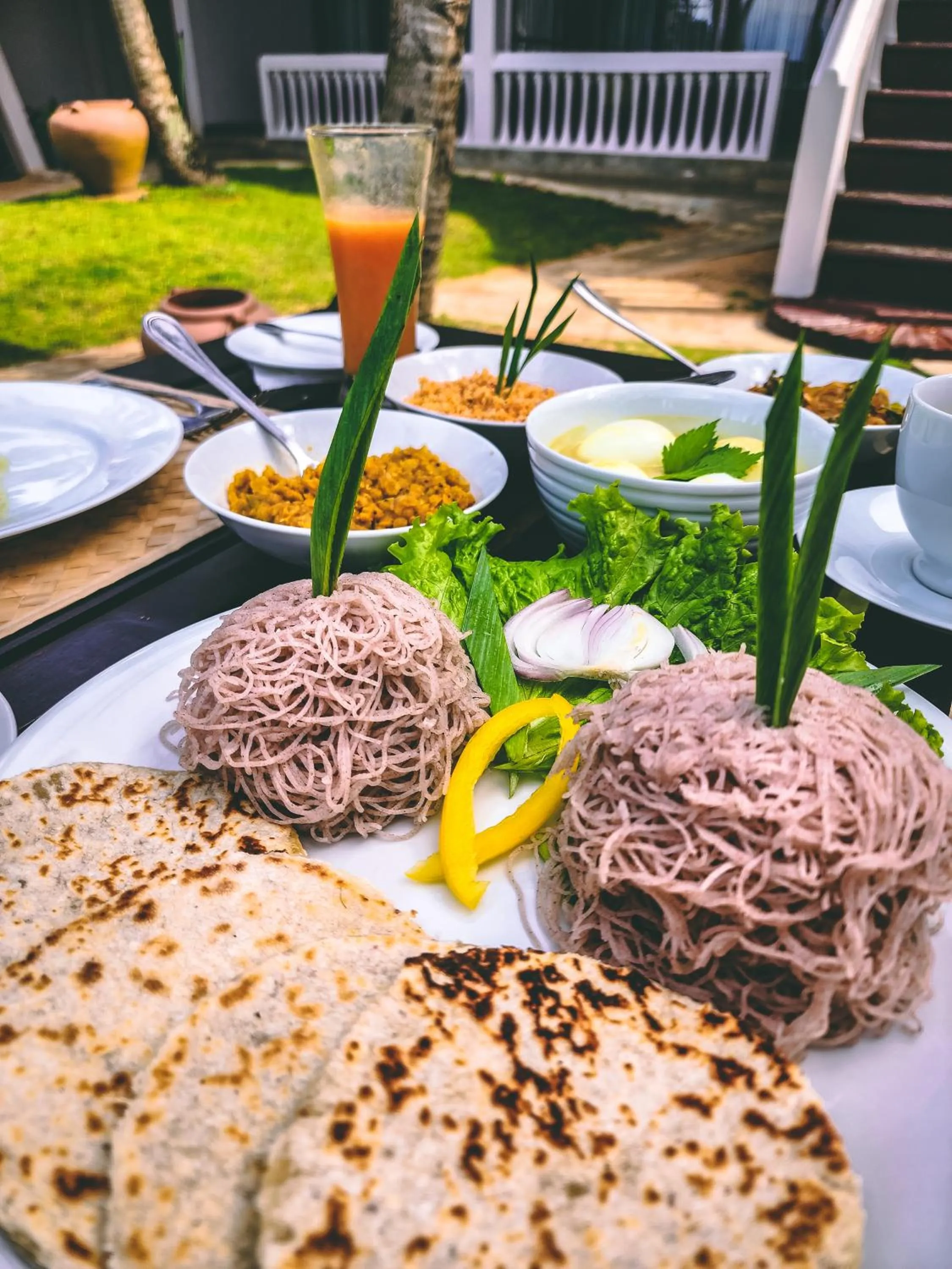 Food close-up in Suite Lanka