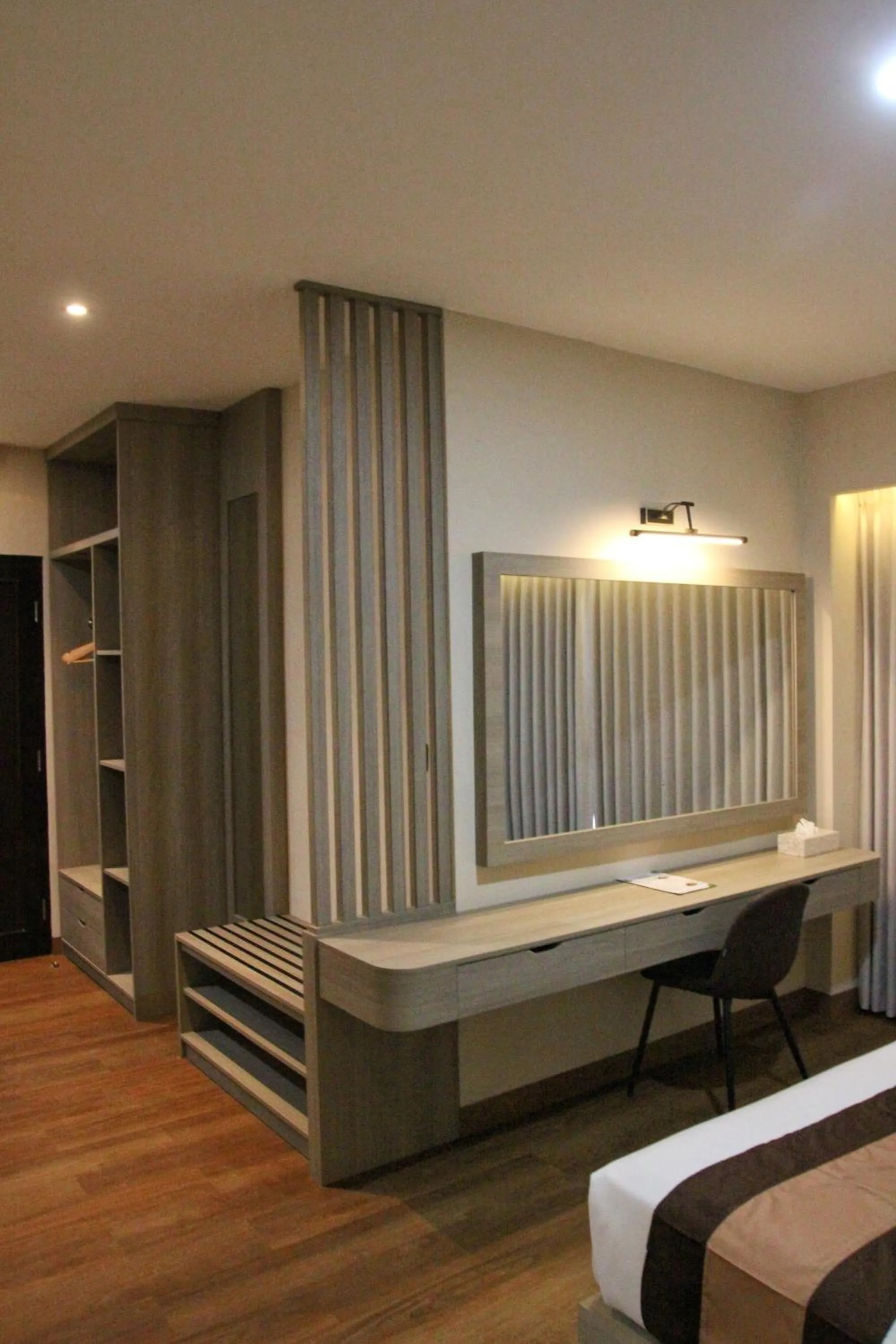 furniture, Bed in Grand Santhi Hotel