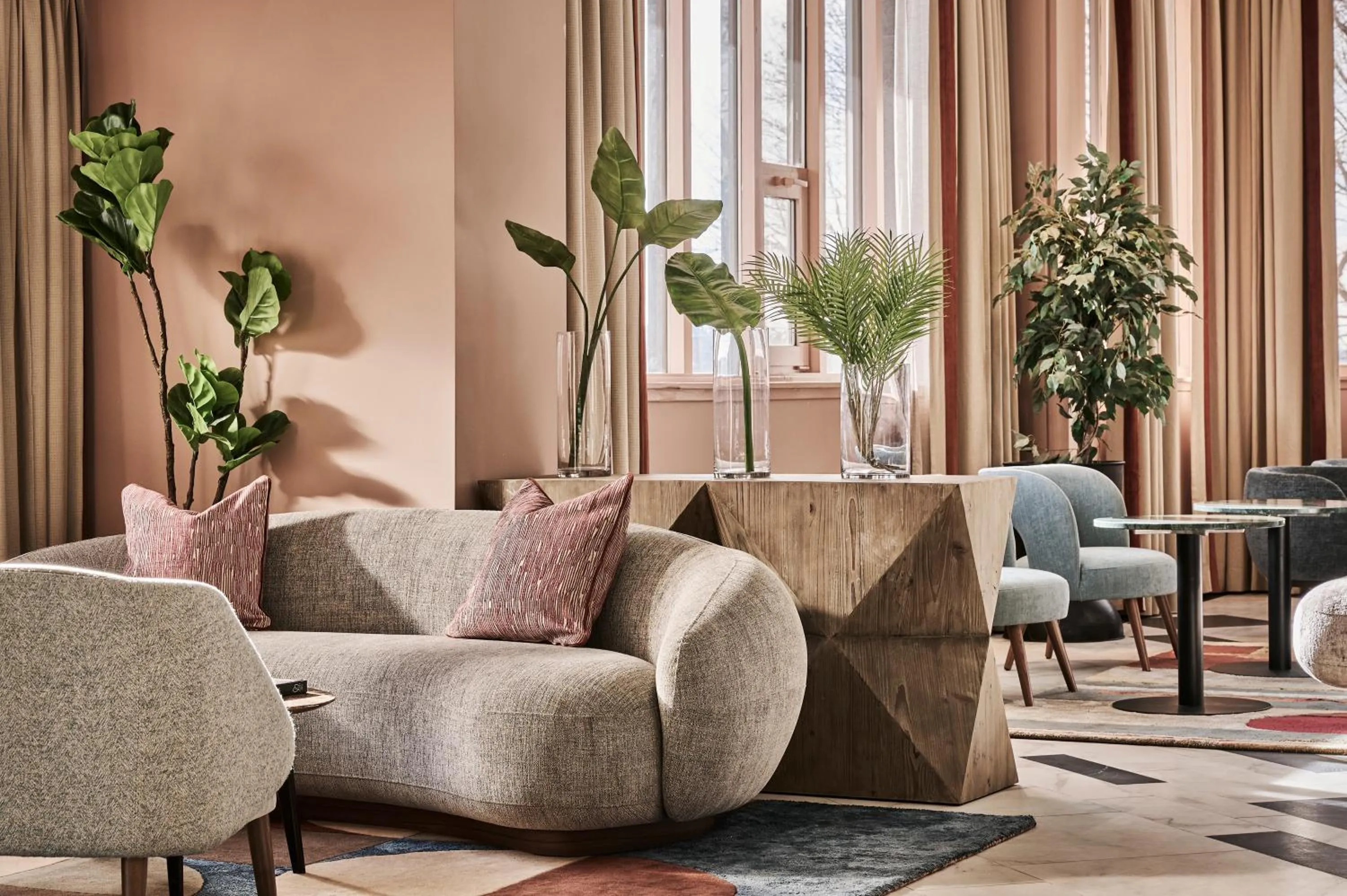 Lobby or reception in Hotel Klubben