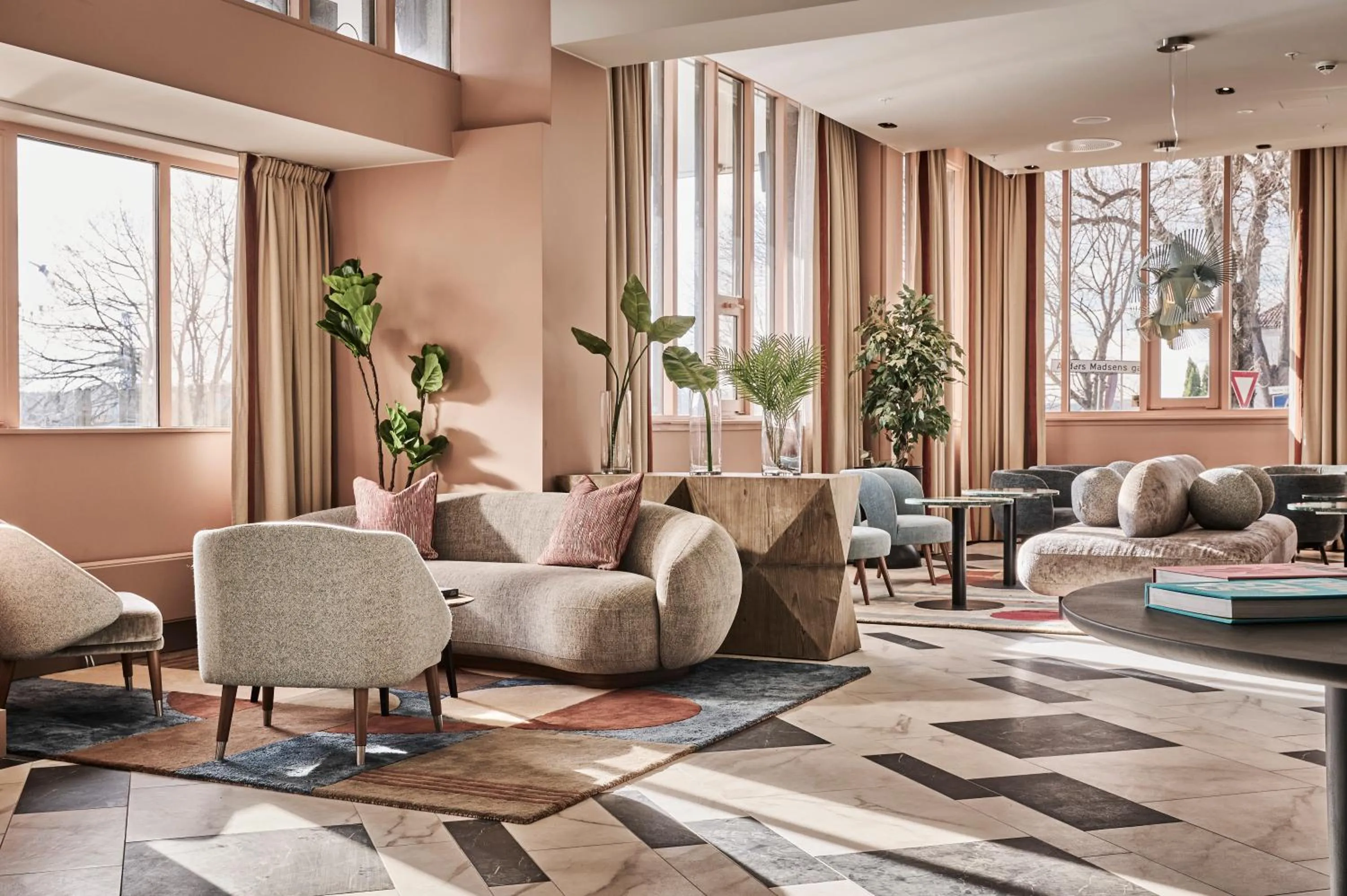 Lobby or reception in Hotel Klubben