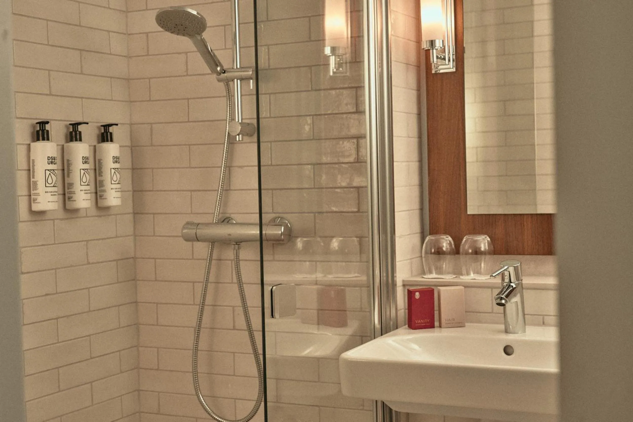 Shower in Hotel Klubben