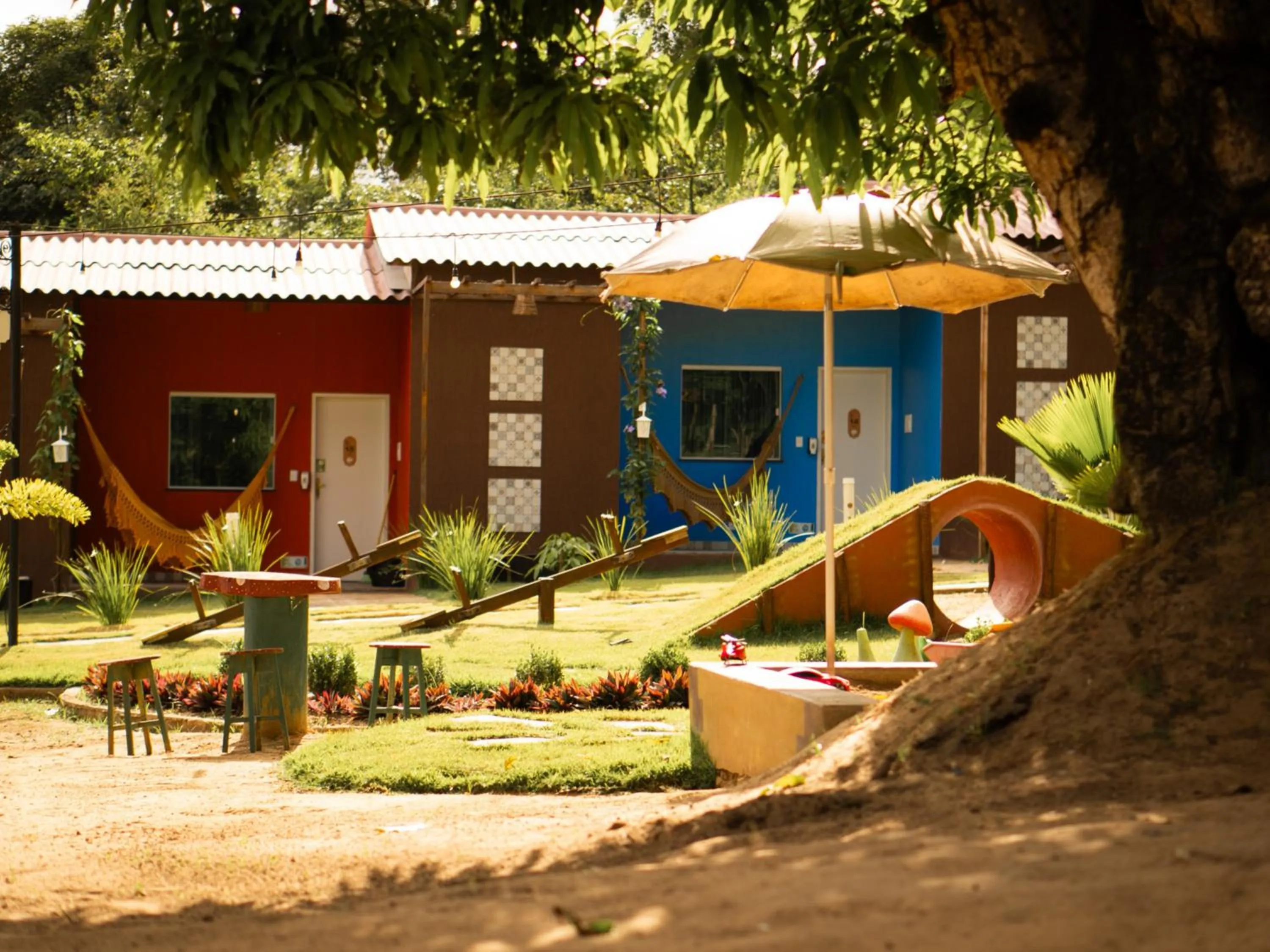 Garden view in Muda Hotel