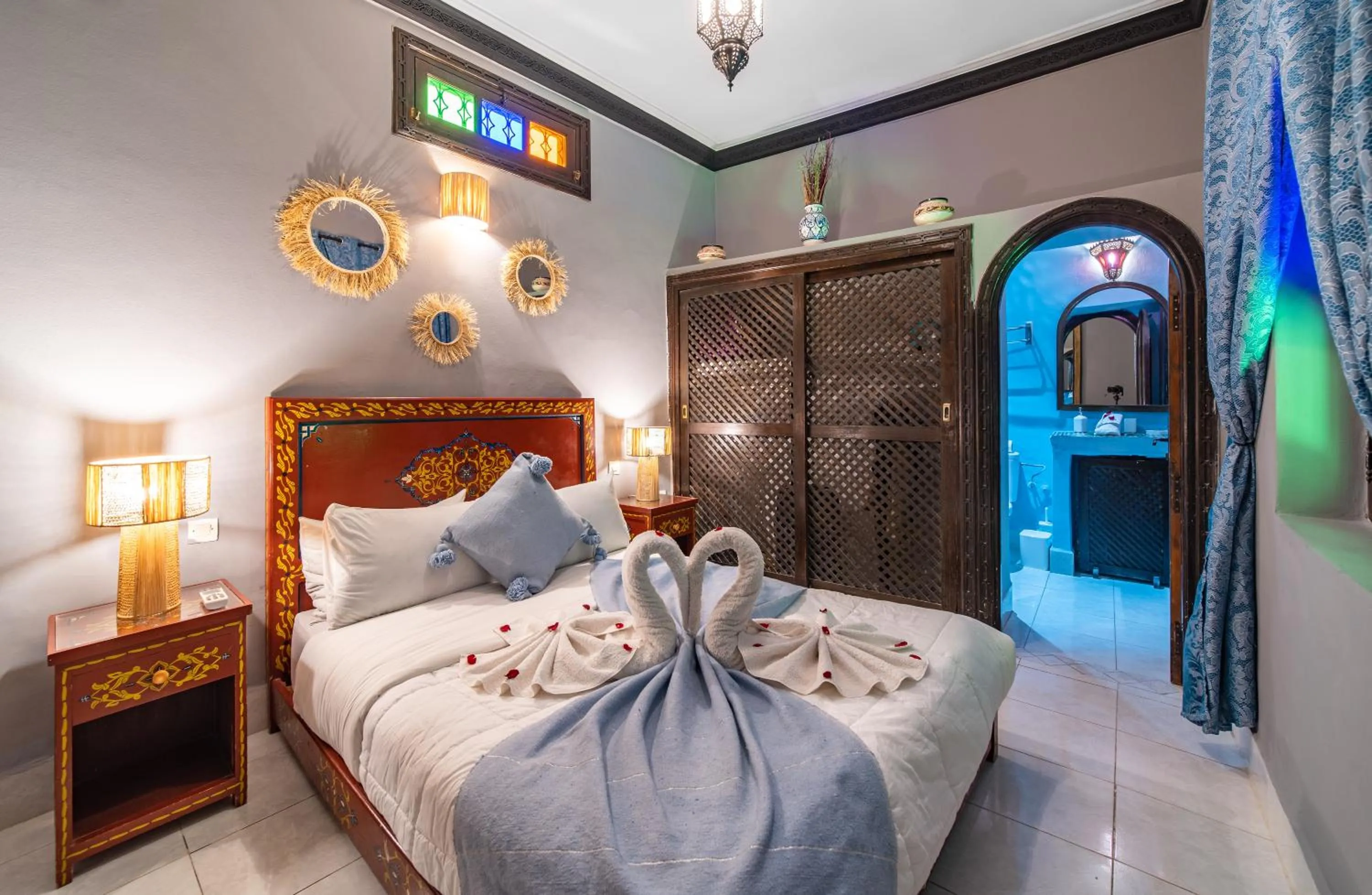 Bedroom, Bed in Riad Balkisse