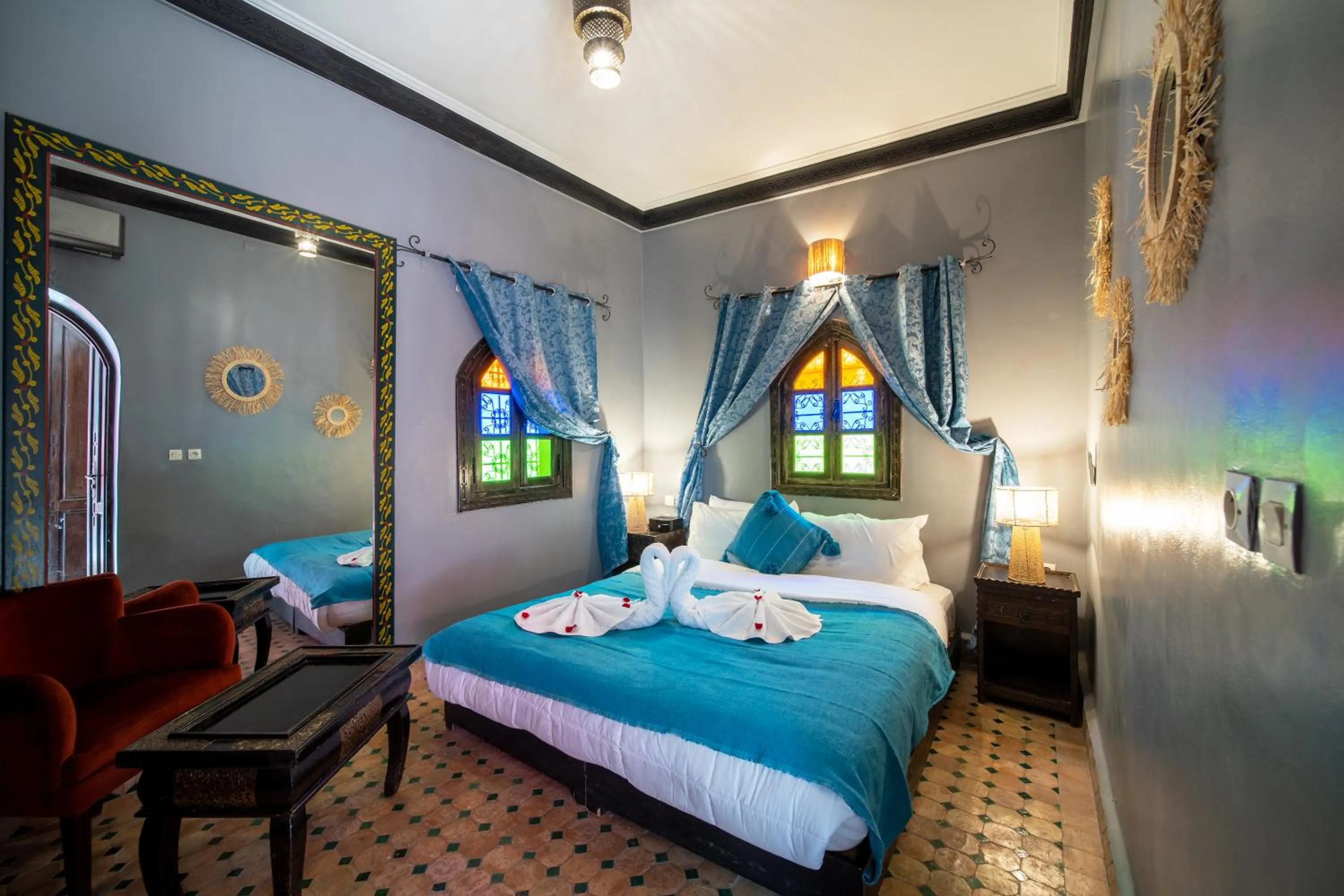 Bedroom, Bed in Riad Balkisse