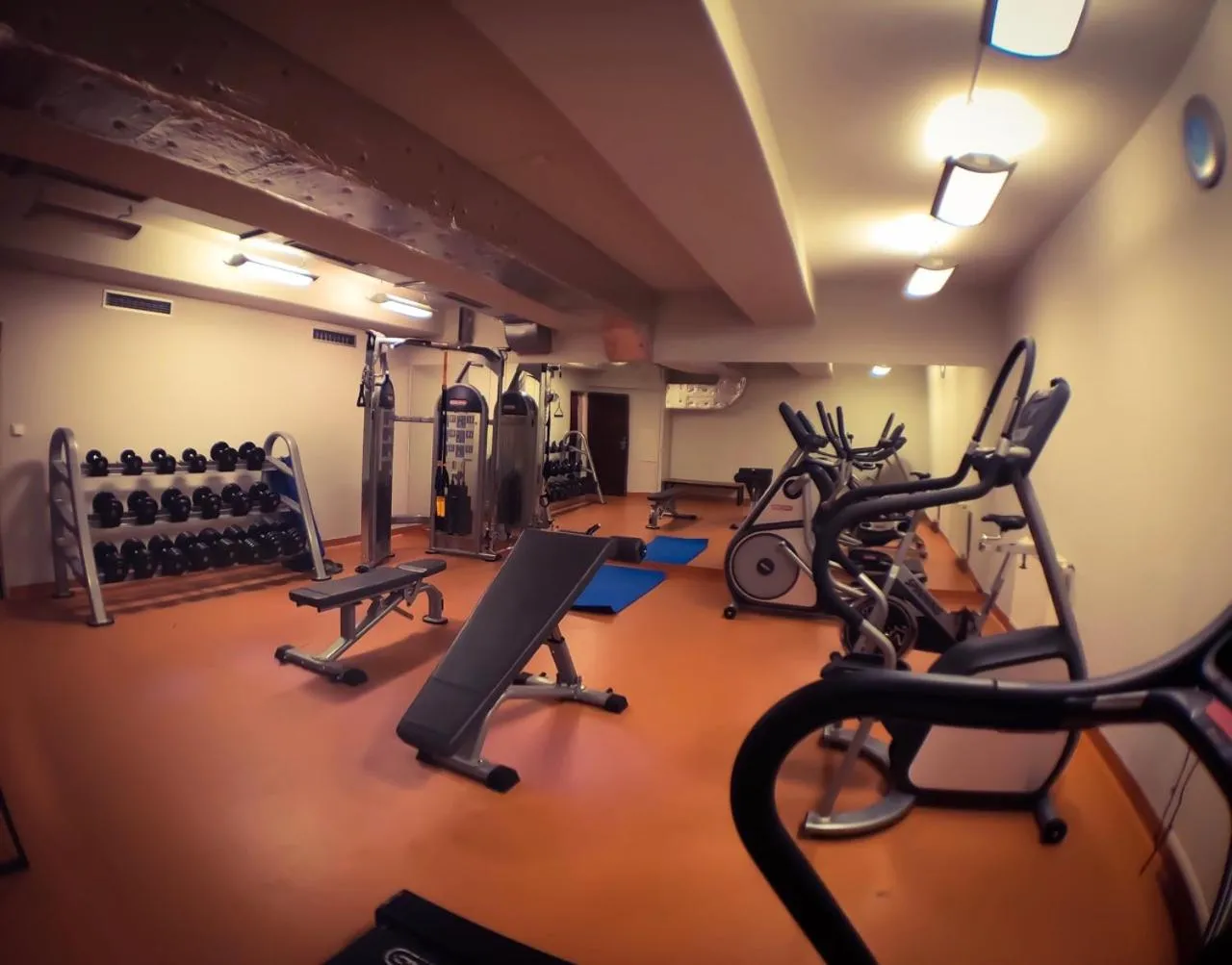 Fitness centre/facilities in Hotel Adam