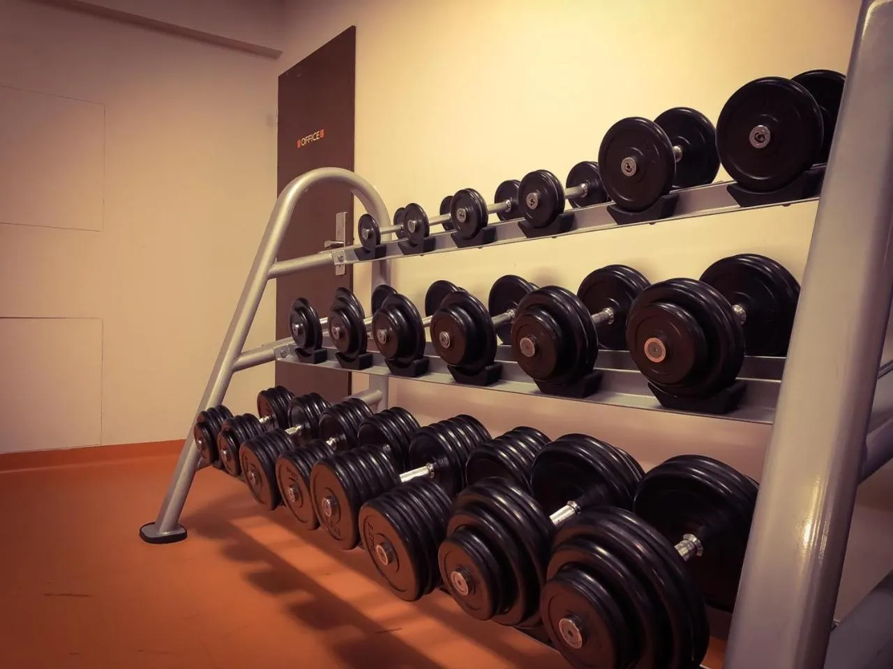 Fitness centre/facilities in Hotel Adam