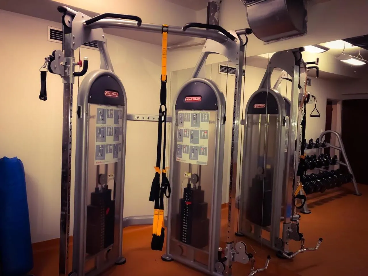 Fitness centre/facilities in Hotel Adam