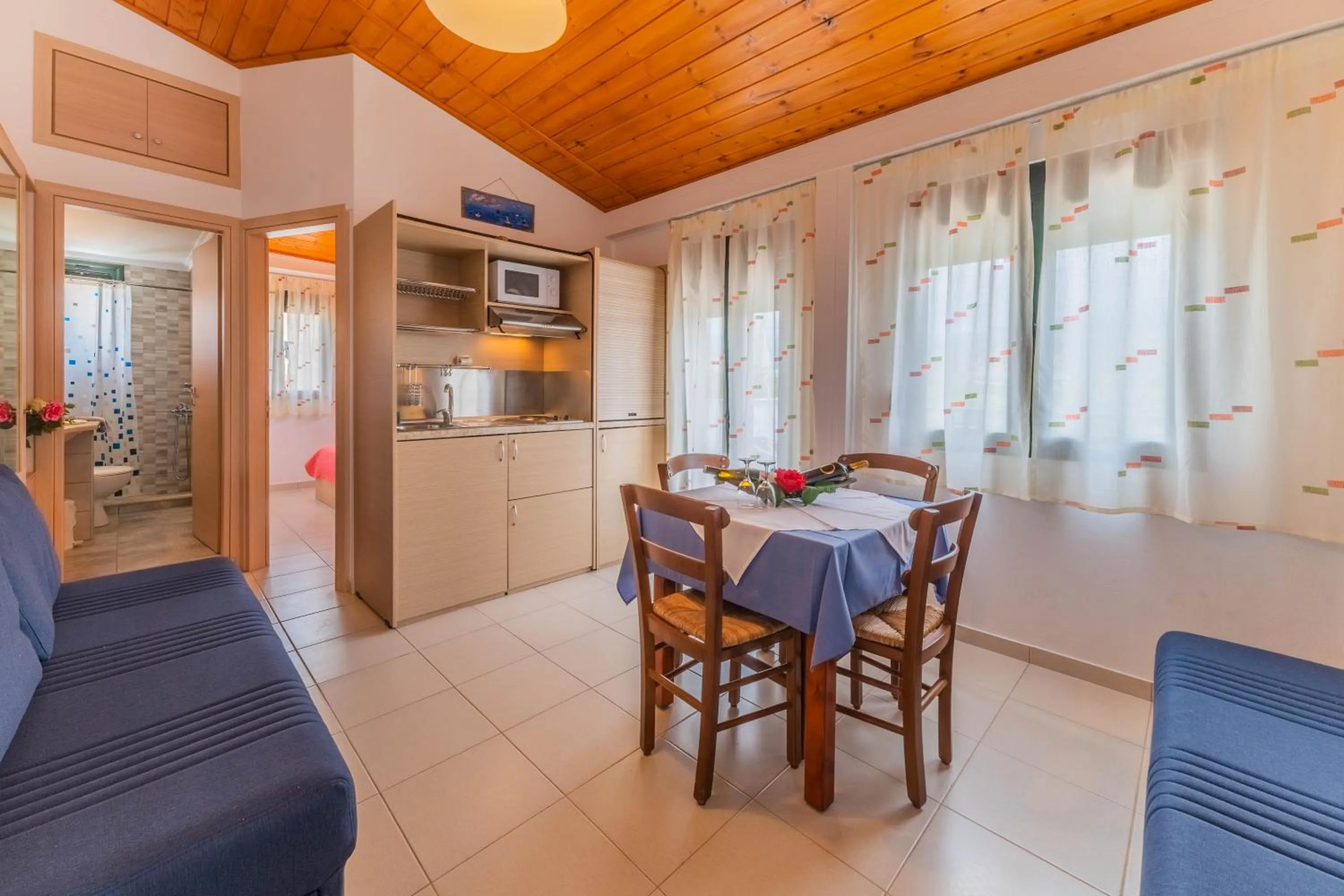 Kitchen or kitchenette in Kastro Studios Apartments