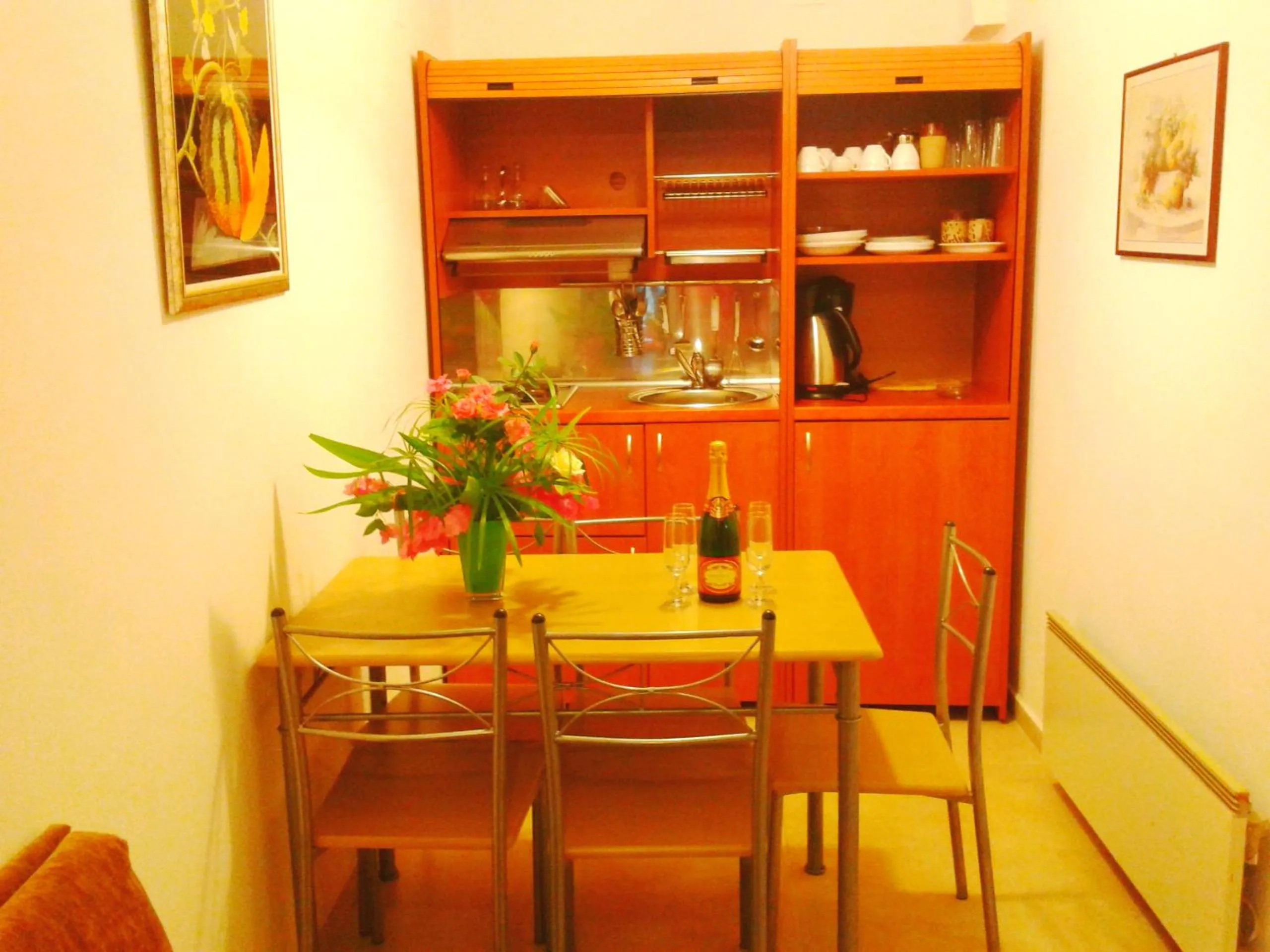 Kitchen or kitchenette in Kastro Studios Apartments