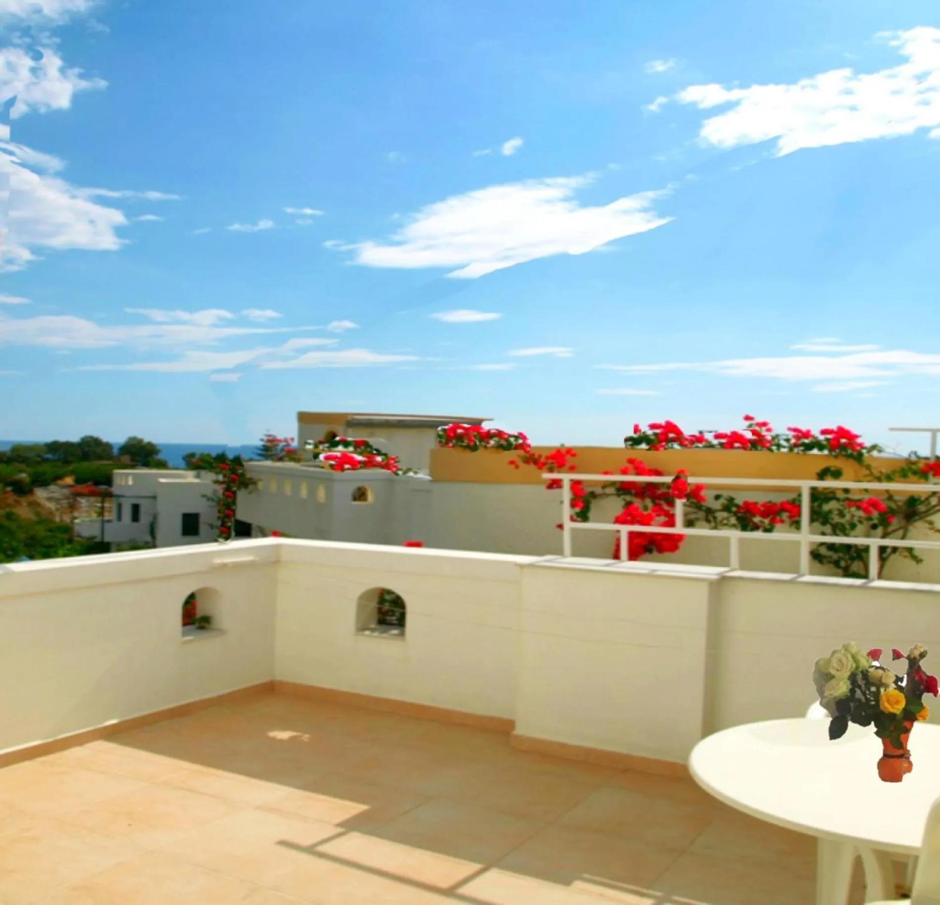 Balcony/Terrace in Kastro Studios Apartments