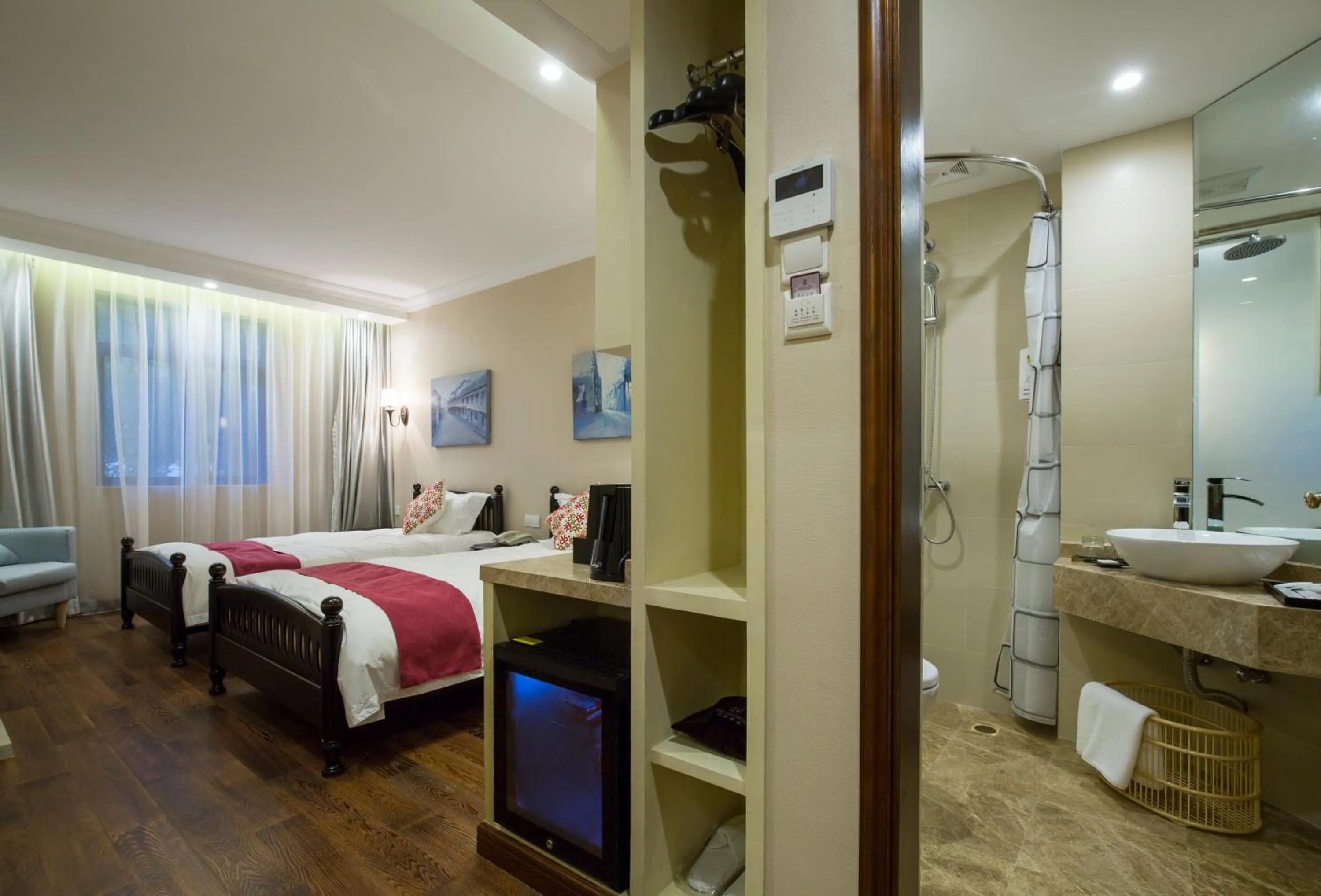 Bed in Soho Garden Hotel (Shanghai Huaihai Rd. Flagship)