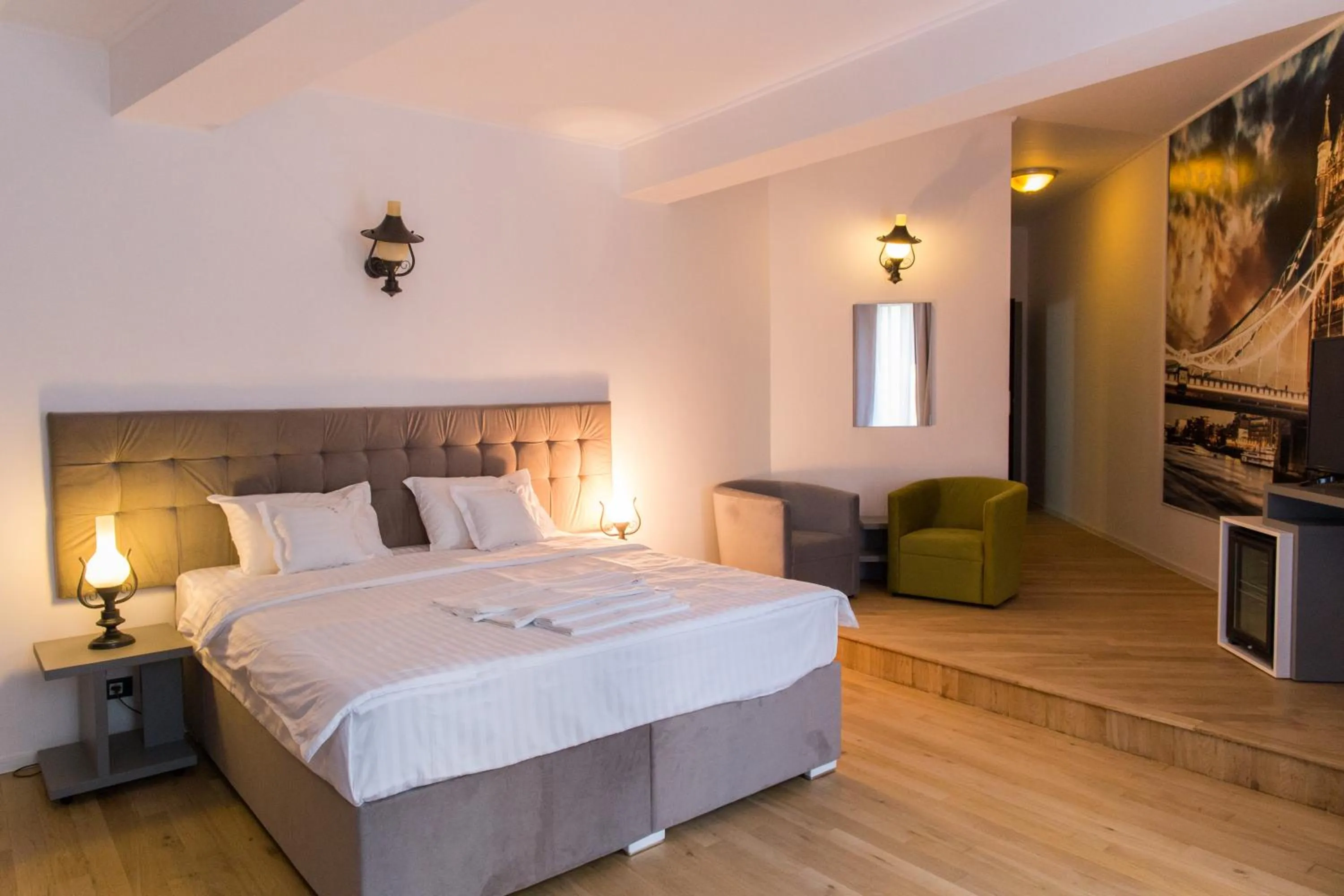 Night, Bed in Ambra Boutique Hotel & Bistro