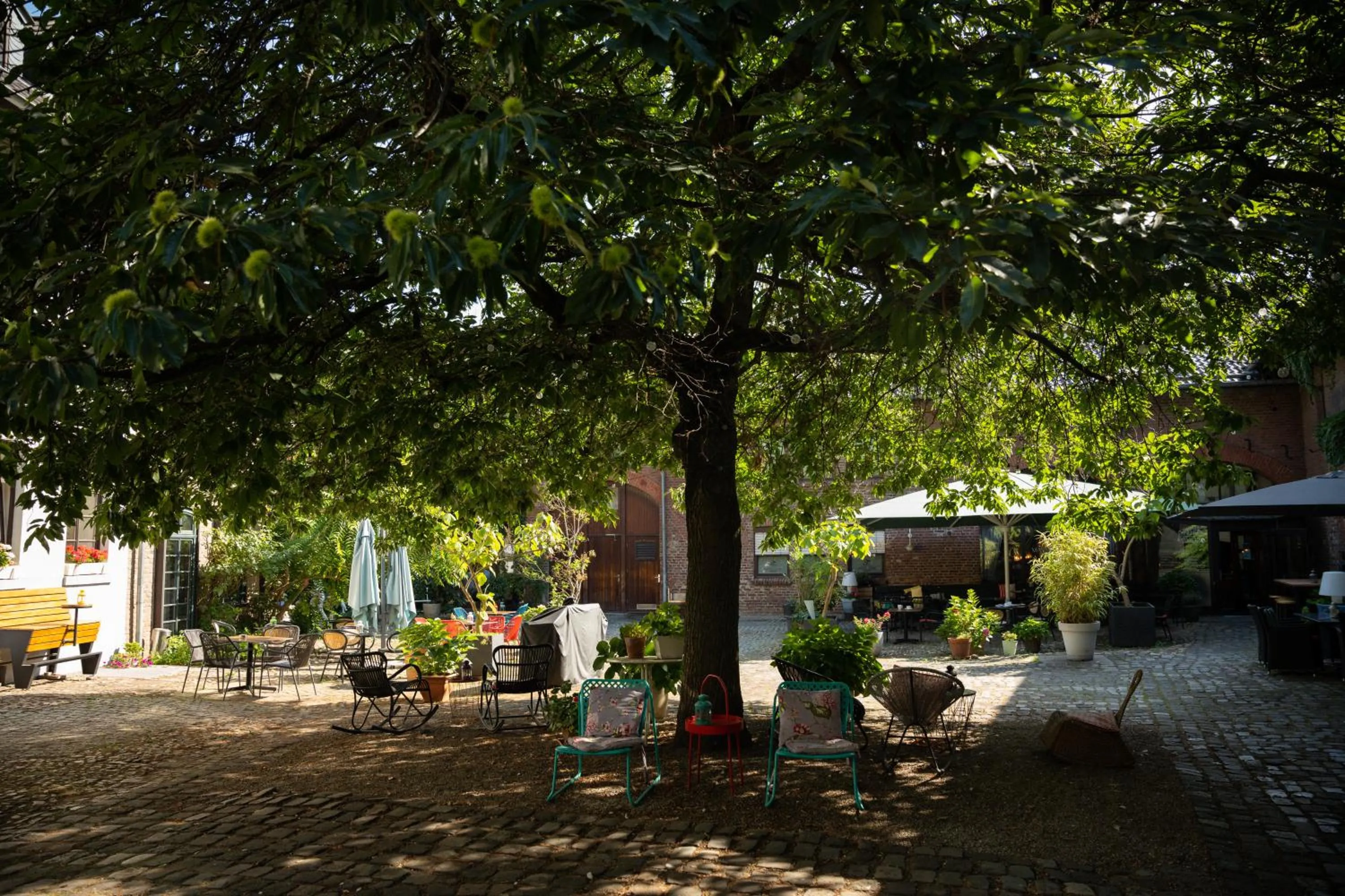Inner courtyard view in Landhaus Danielshof