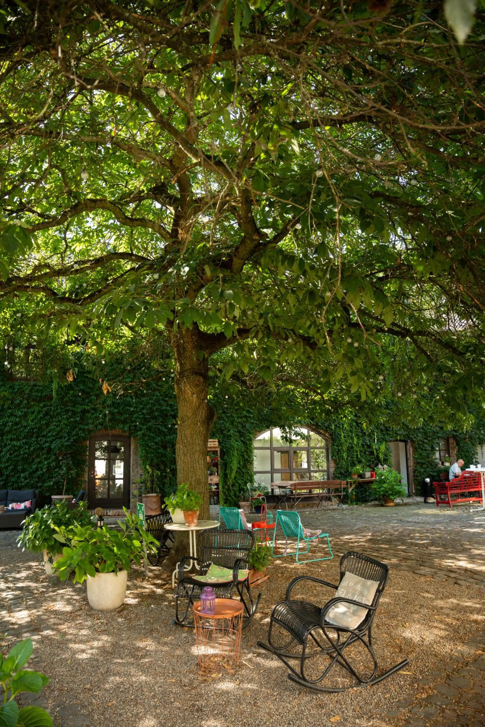 Inner courtyard view in Landhaus Danielshof