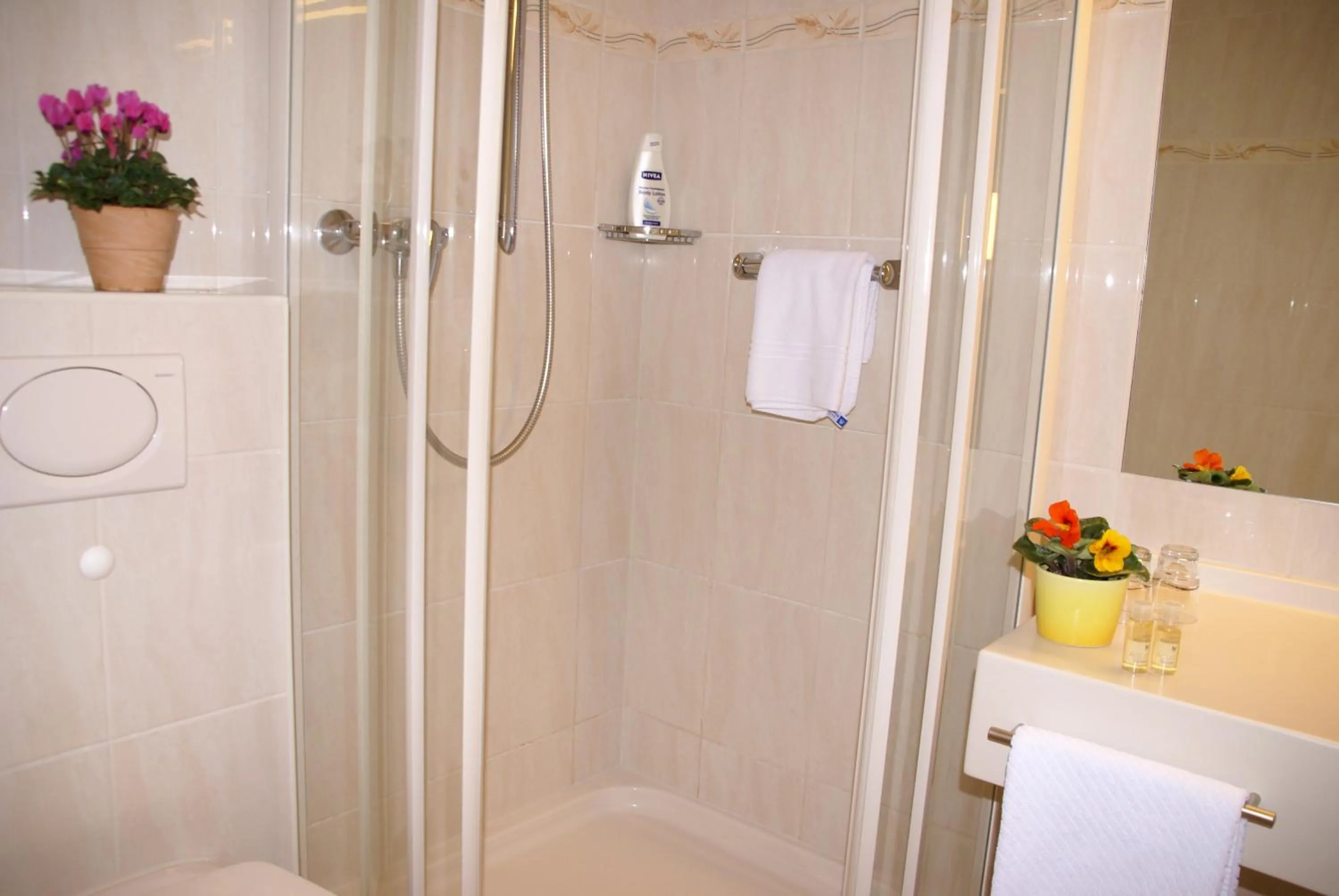 Bathroom in Komforthotel & Restaurant Riemann