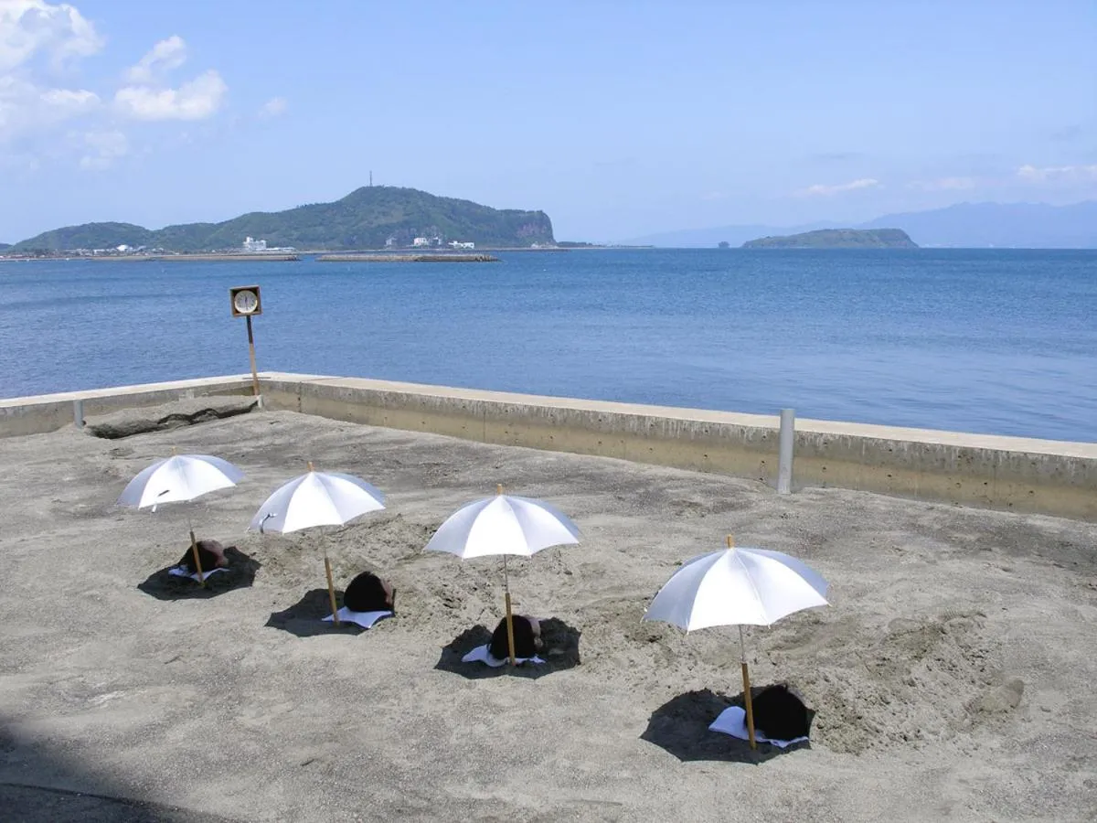Hot Spring Bath in Ibusuki Iwasaki Hotel