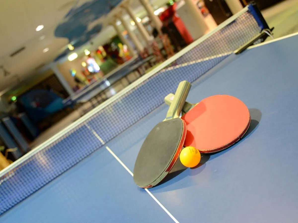 Table tennis in Ibusuki Iwasaki Hotel