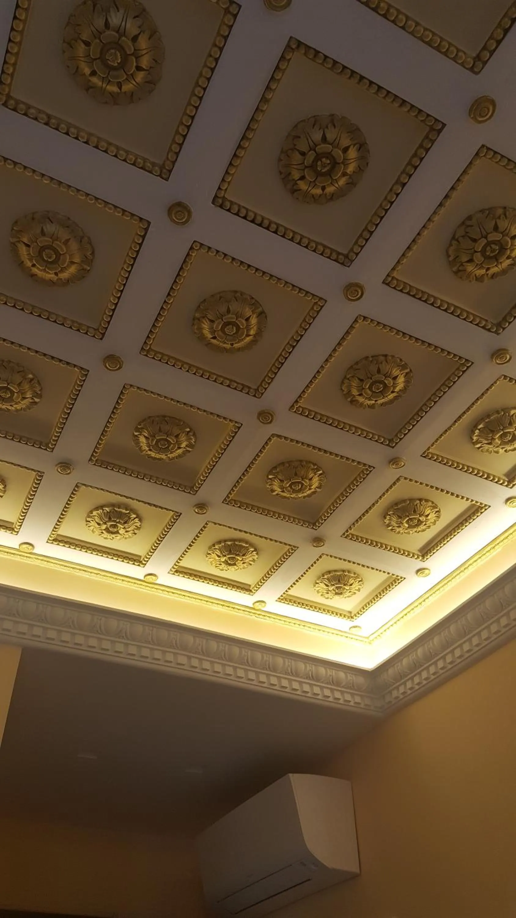 Decorative detail in Impero Vaticano Suites Guest House