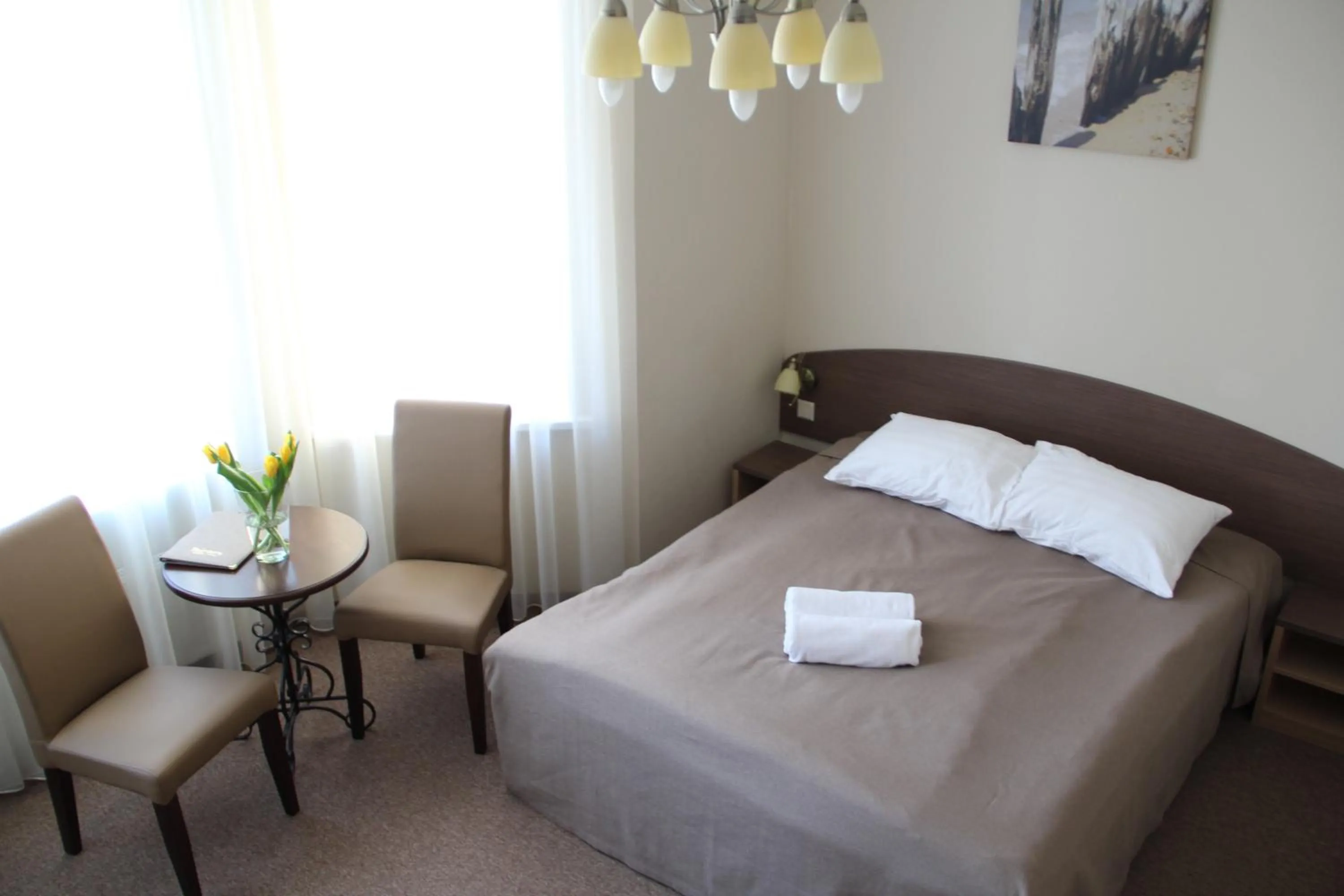 Bed in Dzintars Hotel