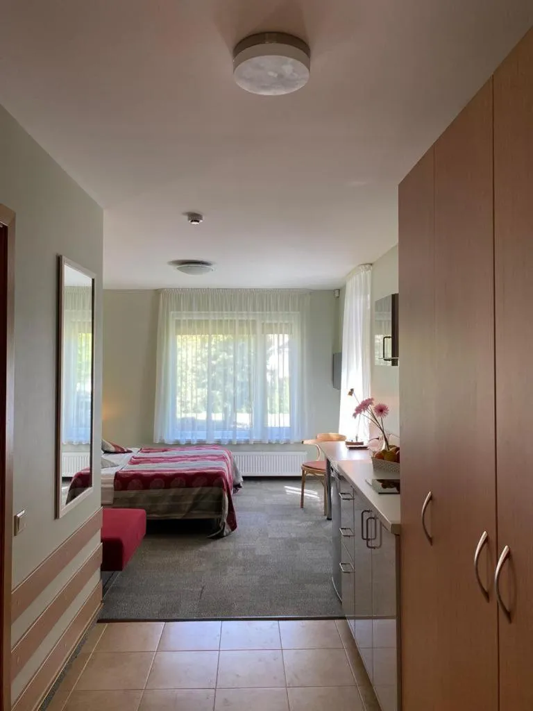 Bed in Dzintars Hotel