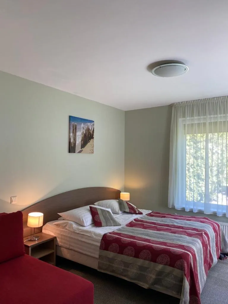 Bed in Dzintars Hotel
