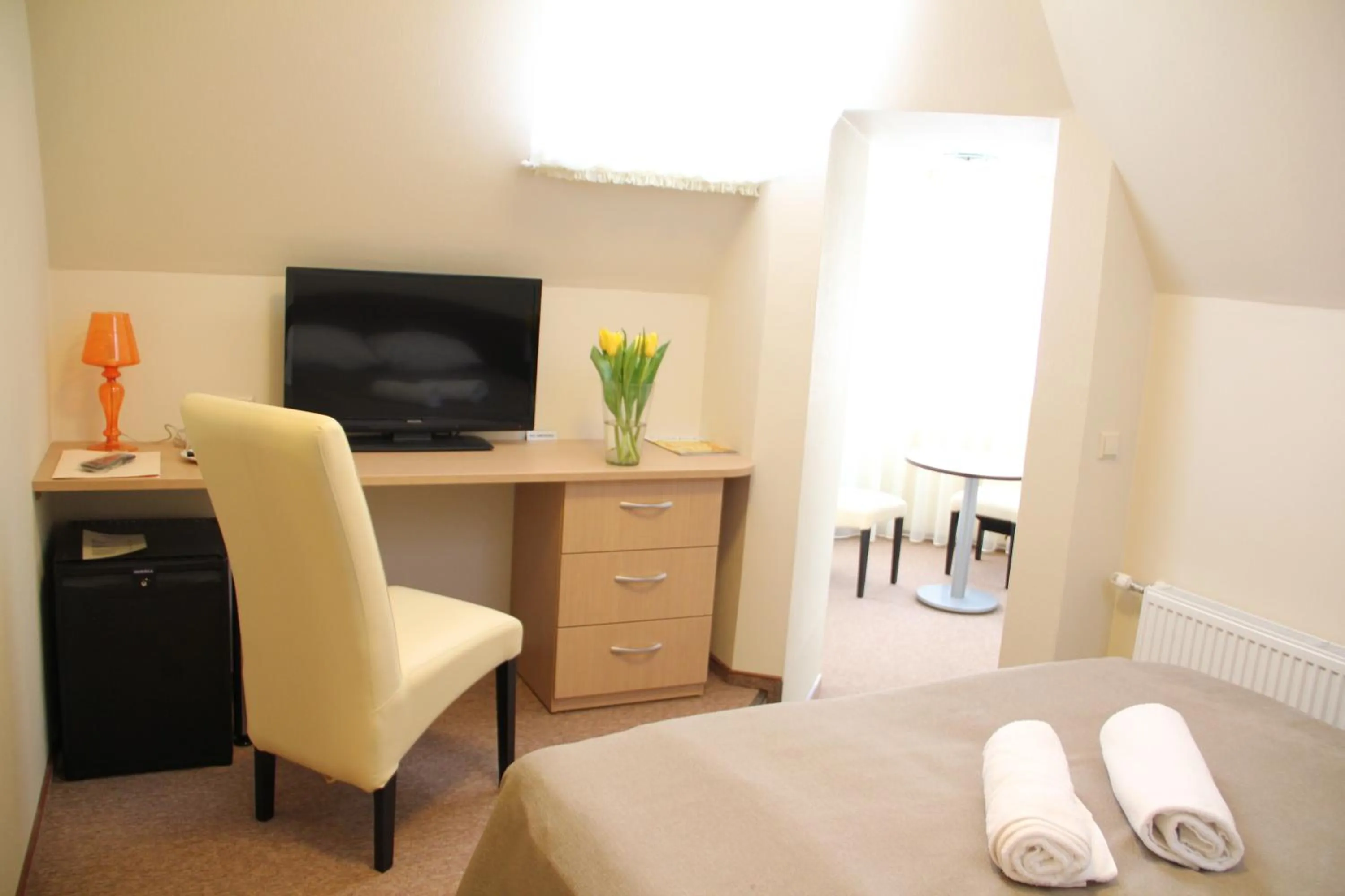 Bed in Dzintars Hotel