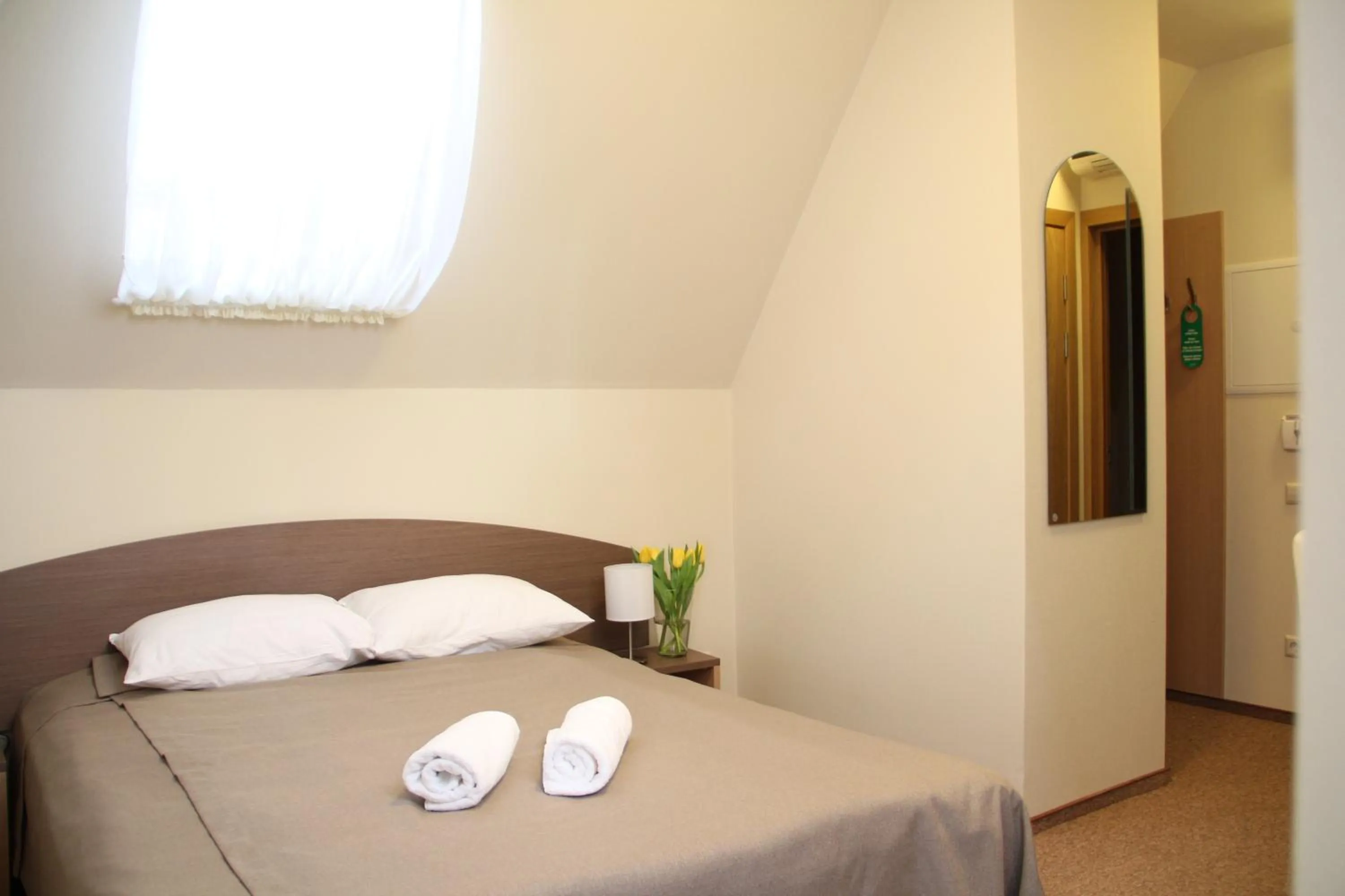 Bed in Dzintars Hotel