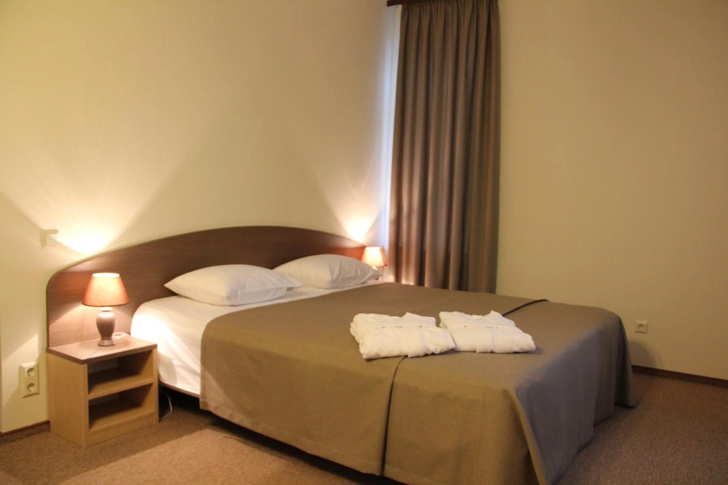 Bed in Dzintars Hotel