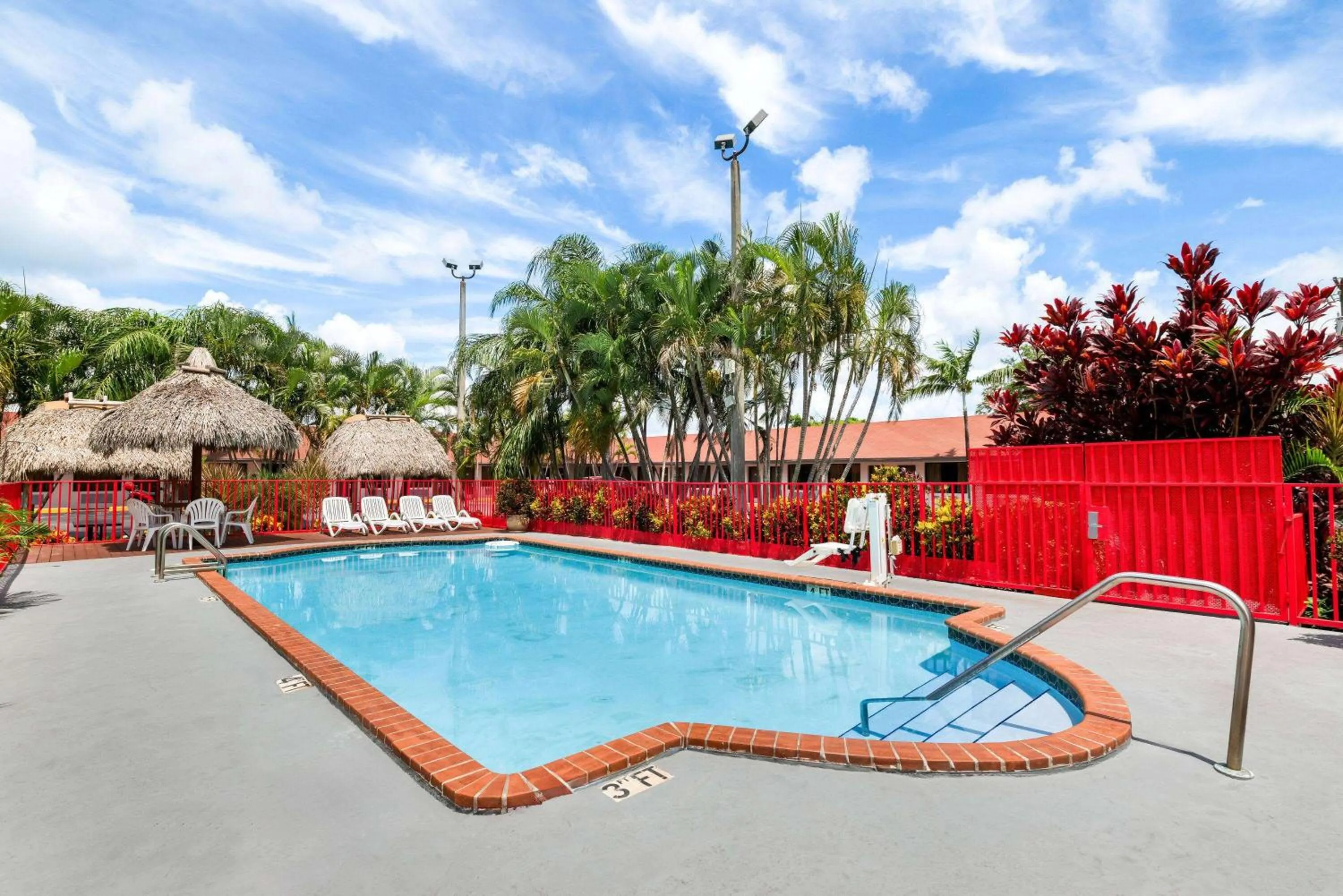 Pool view in Super 8 by Wyndham Florida City/Homestead/Everglades