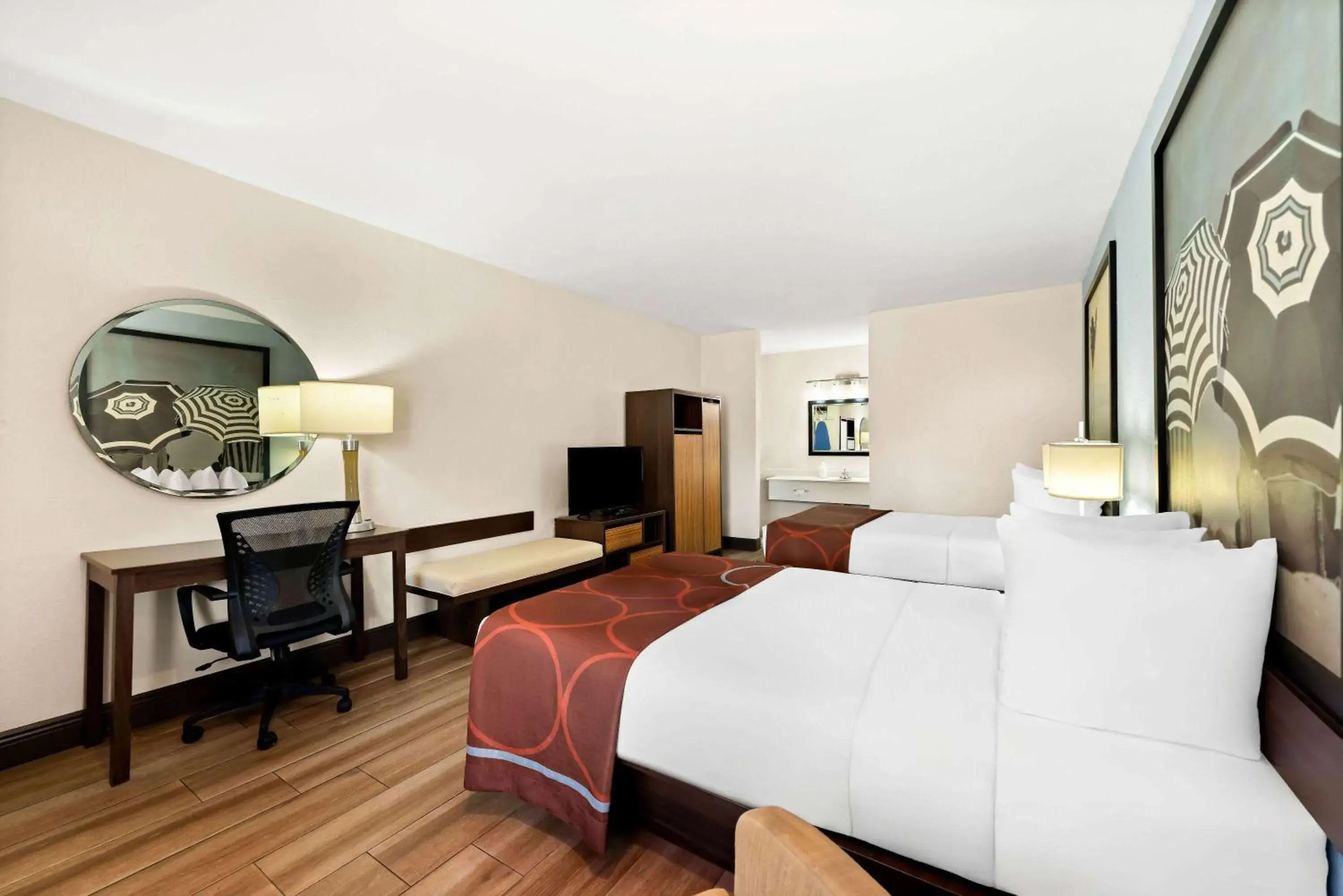 Double Room with Two Double Beds - Non-Smoking in Super 8 by Wyndham Florida City/Homestead/Everglades Double Room with Two Double Beds - Non-Smoking in Super 8 by Wyndham Florida City/Homestead/Everglades