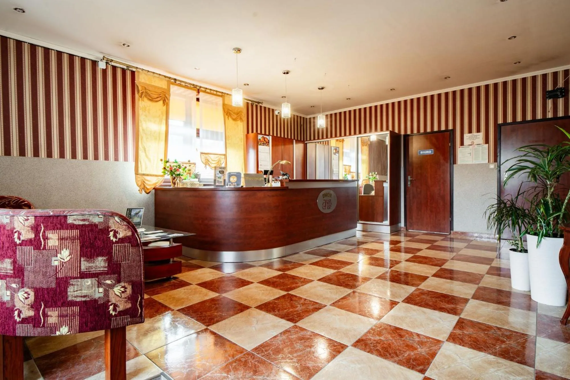 Lobby or reception in Dwór Jur-Gast
