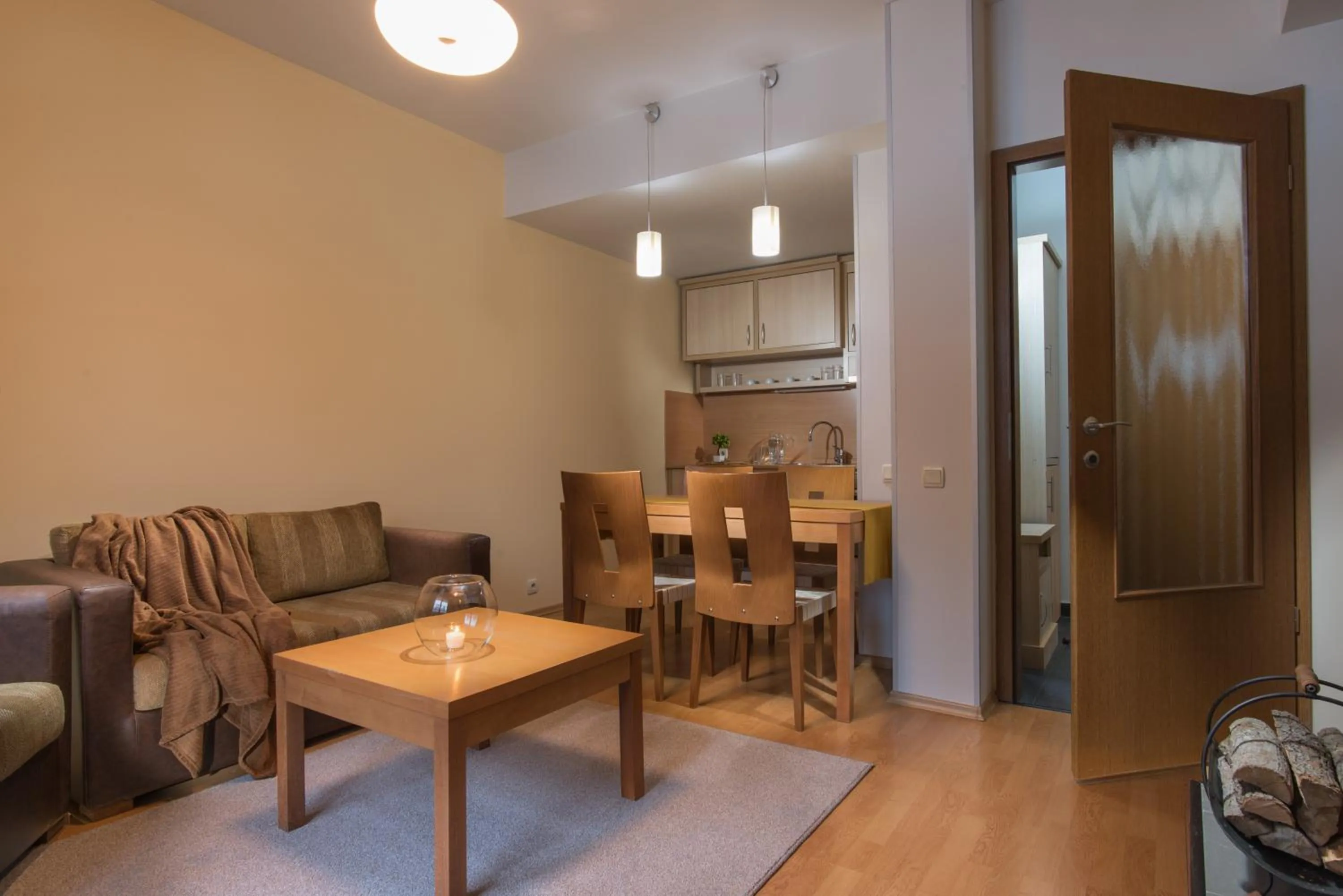 Kitchen or kitchenette in Effect Malina Residence Hotel