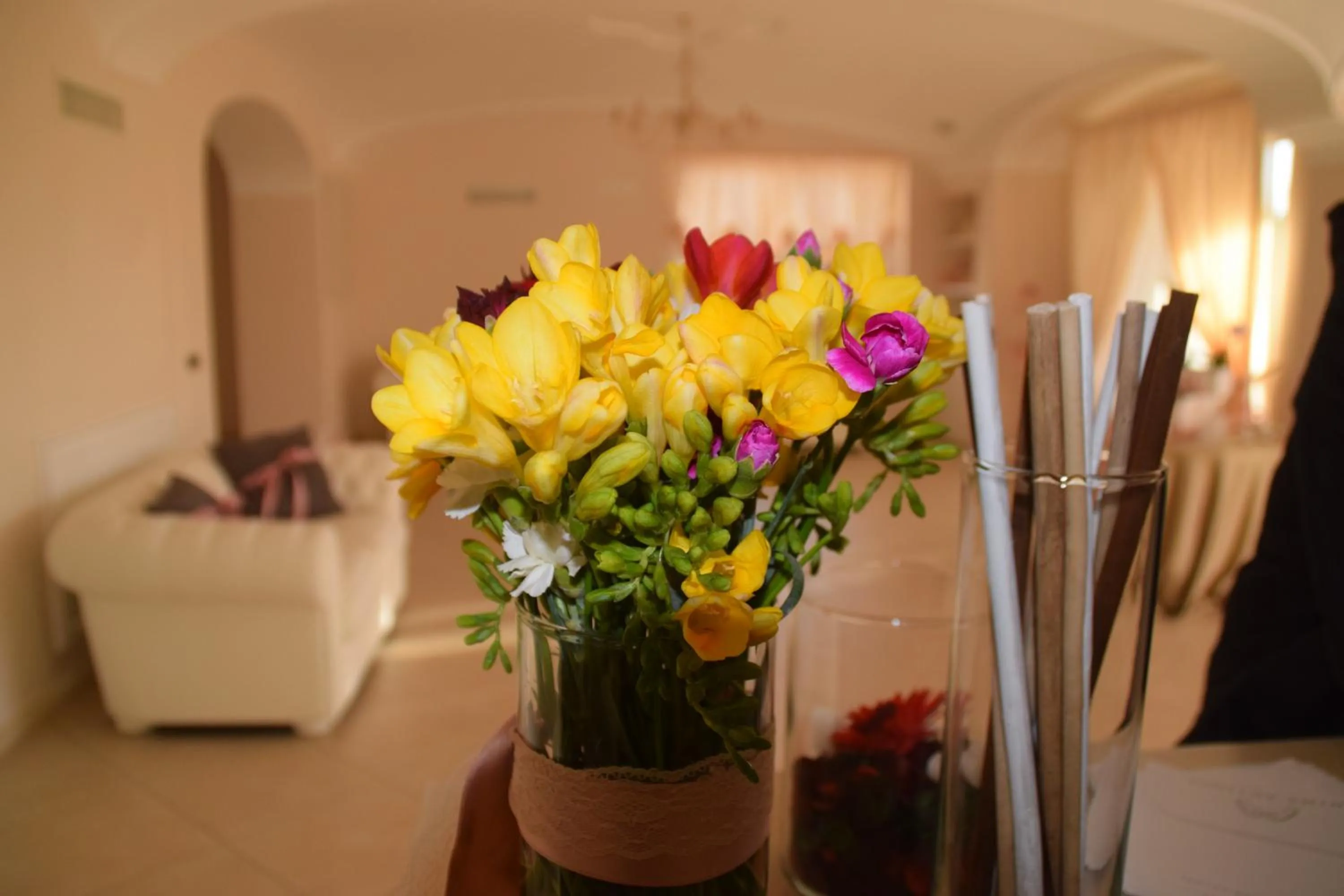 Decorative detail in Anima Antiqua Relais & Spa