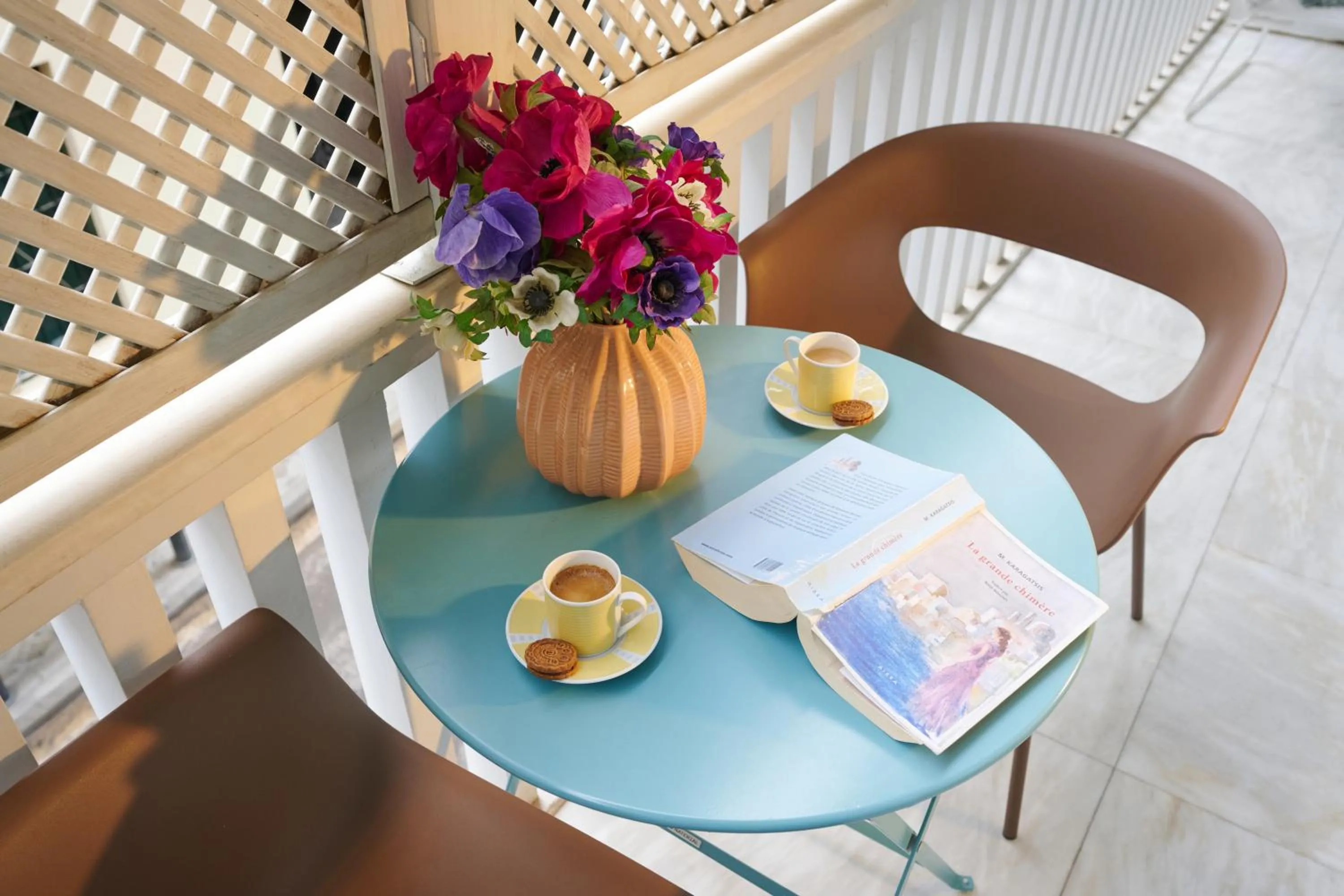 Balcony/Terrace in Rastoni Athens Suites near Acropolis