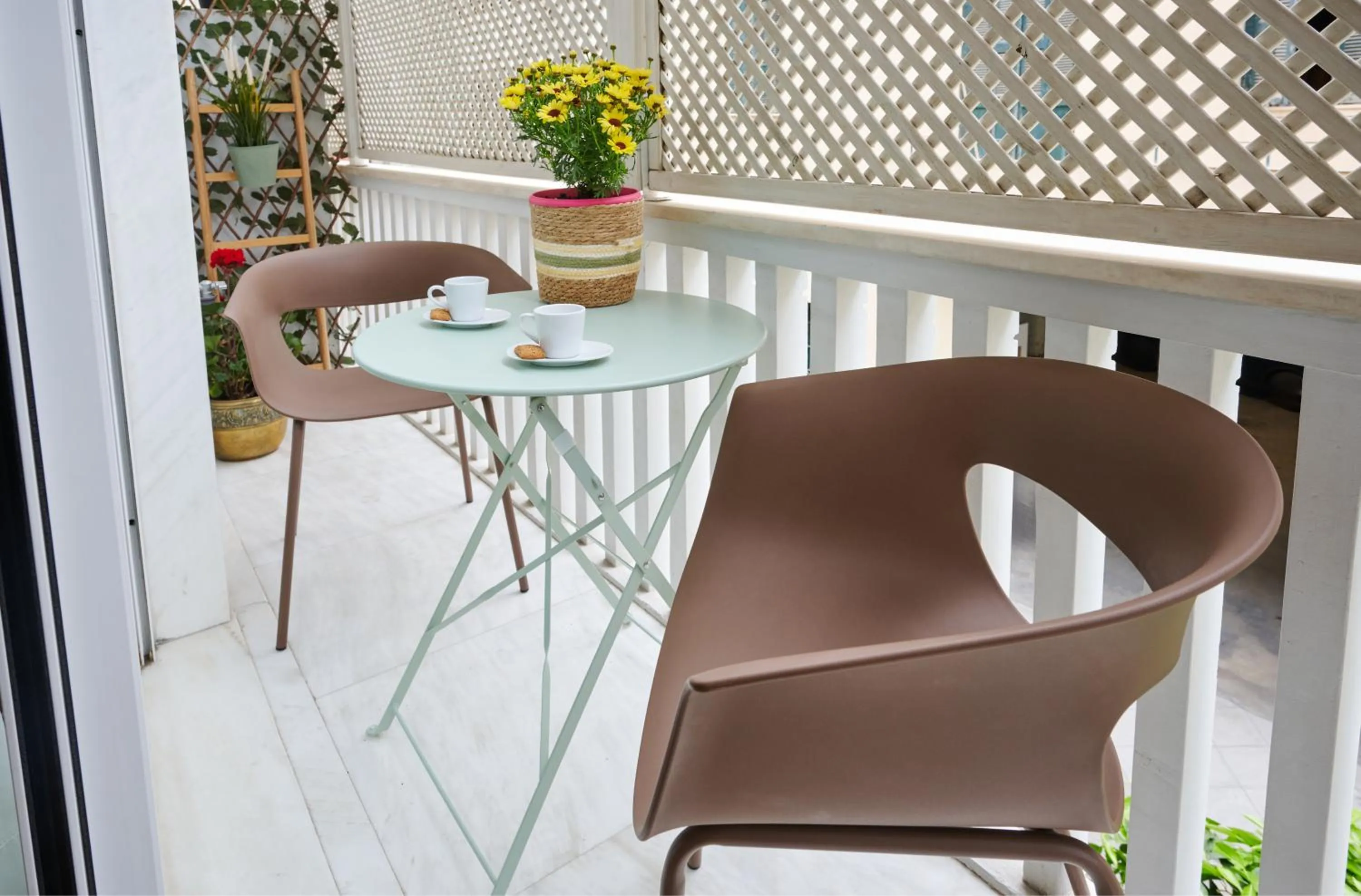Balcony/Terrace in Rastoni Athens Suites near Acropolis