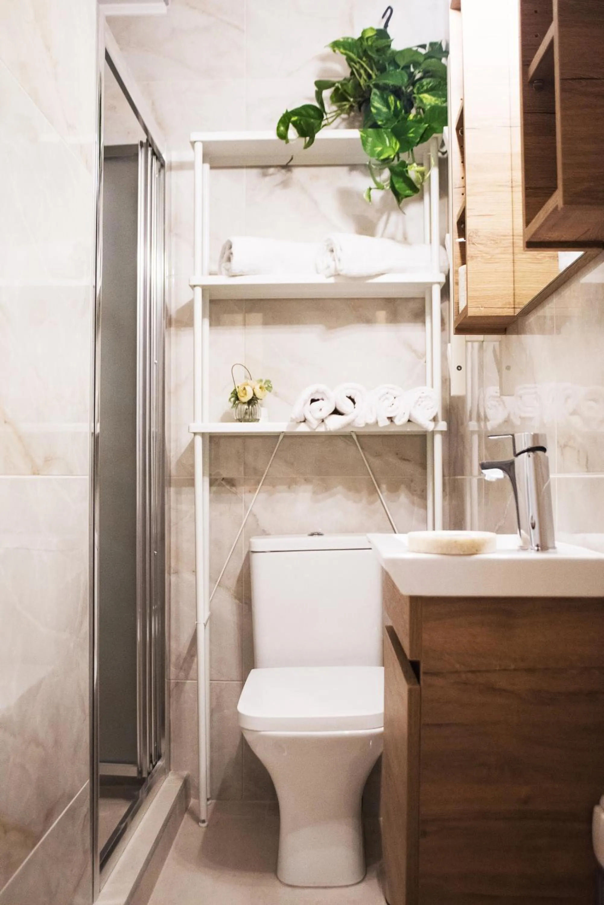 Shower in Rastoni Athens Suites near Acropolis