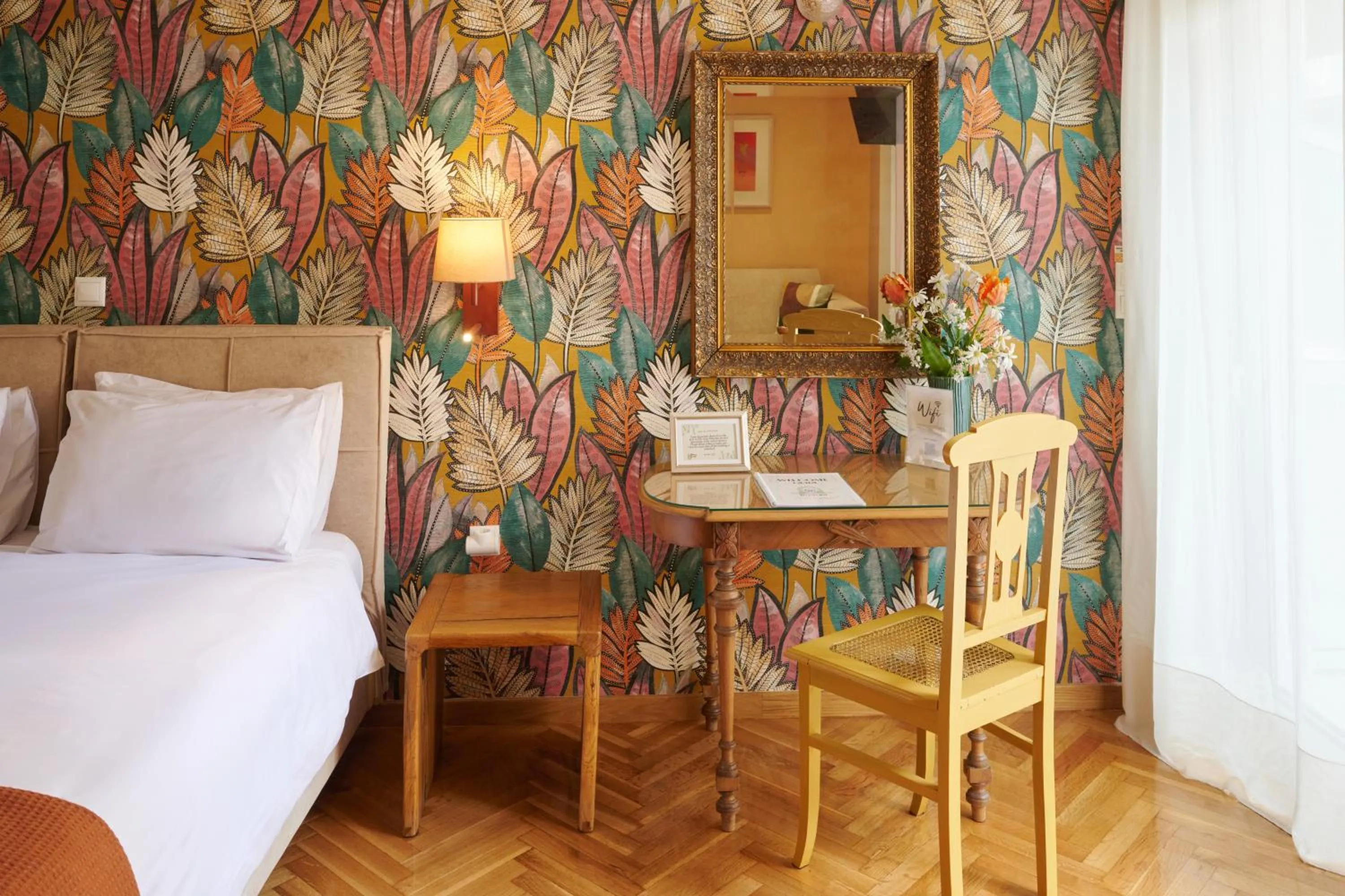 Bed in Rastoni Athens Suites near Acropolis