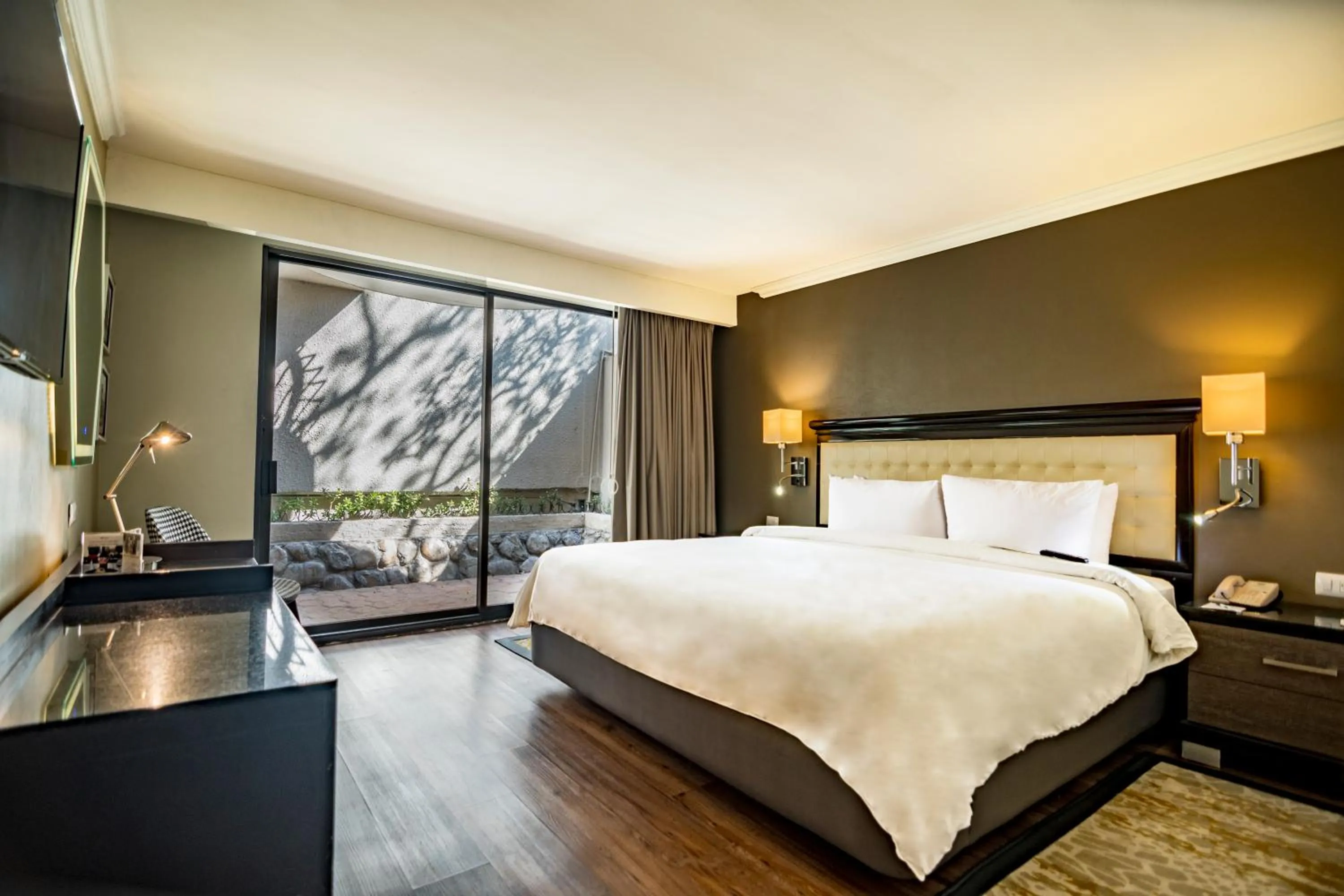 Bed in Hotel Lucerna Tijuana