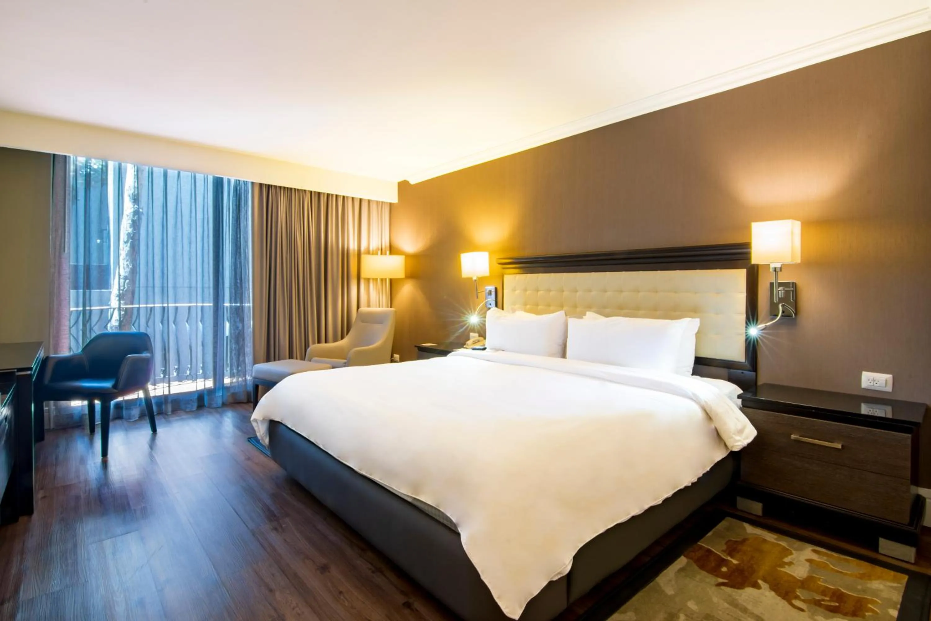 Bed in Hotel Lucerna Tijuana