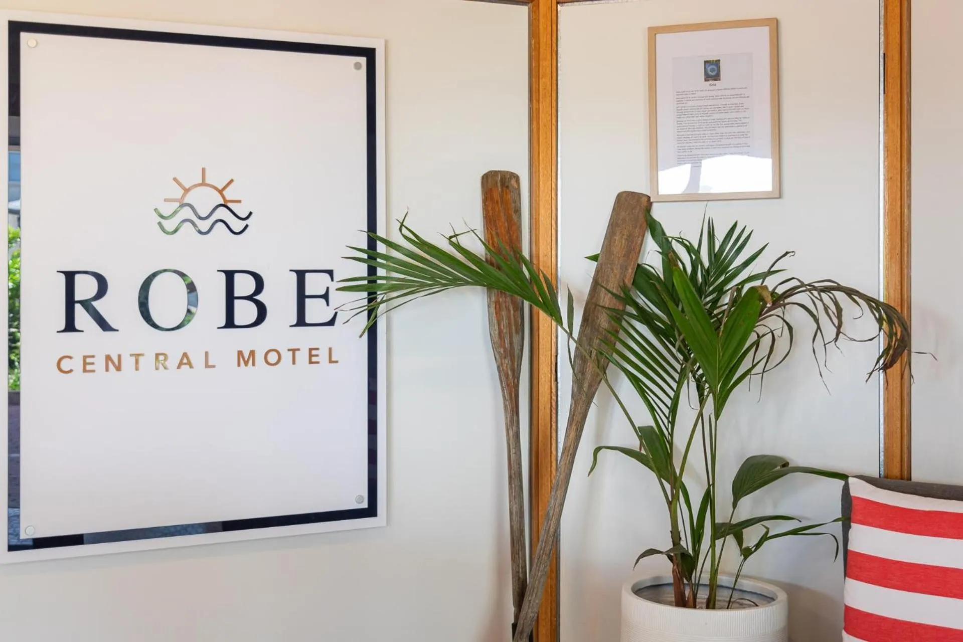 Lobby or reception in Robe Central Motel