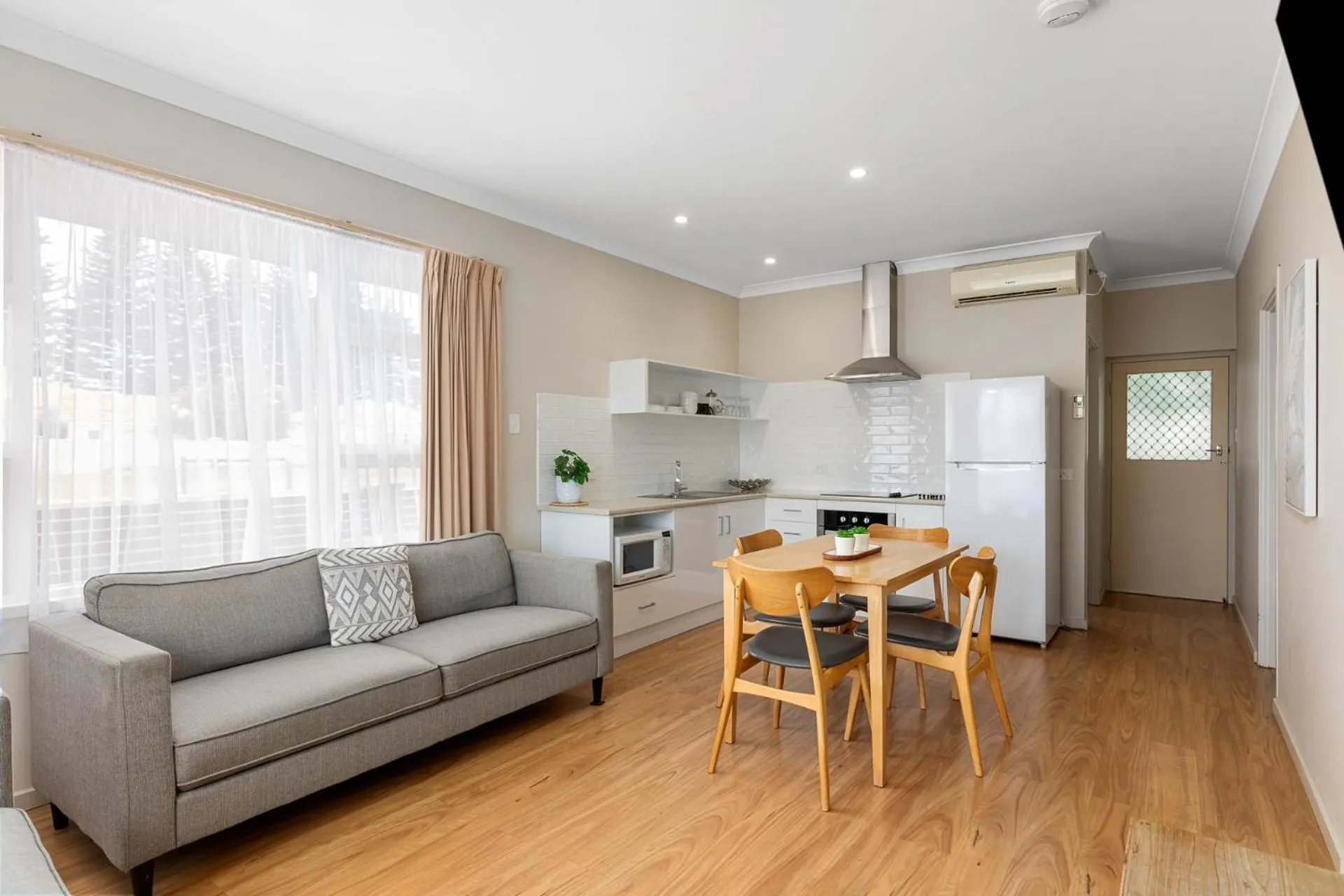 Living room in Robe Central Motel