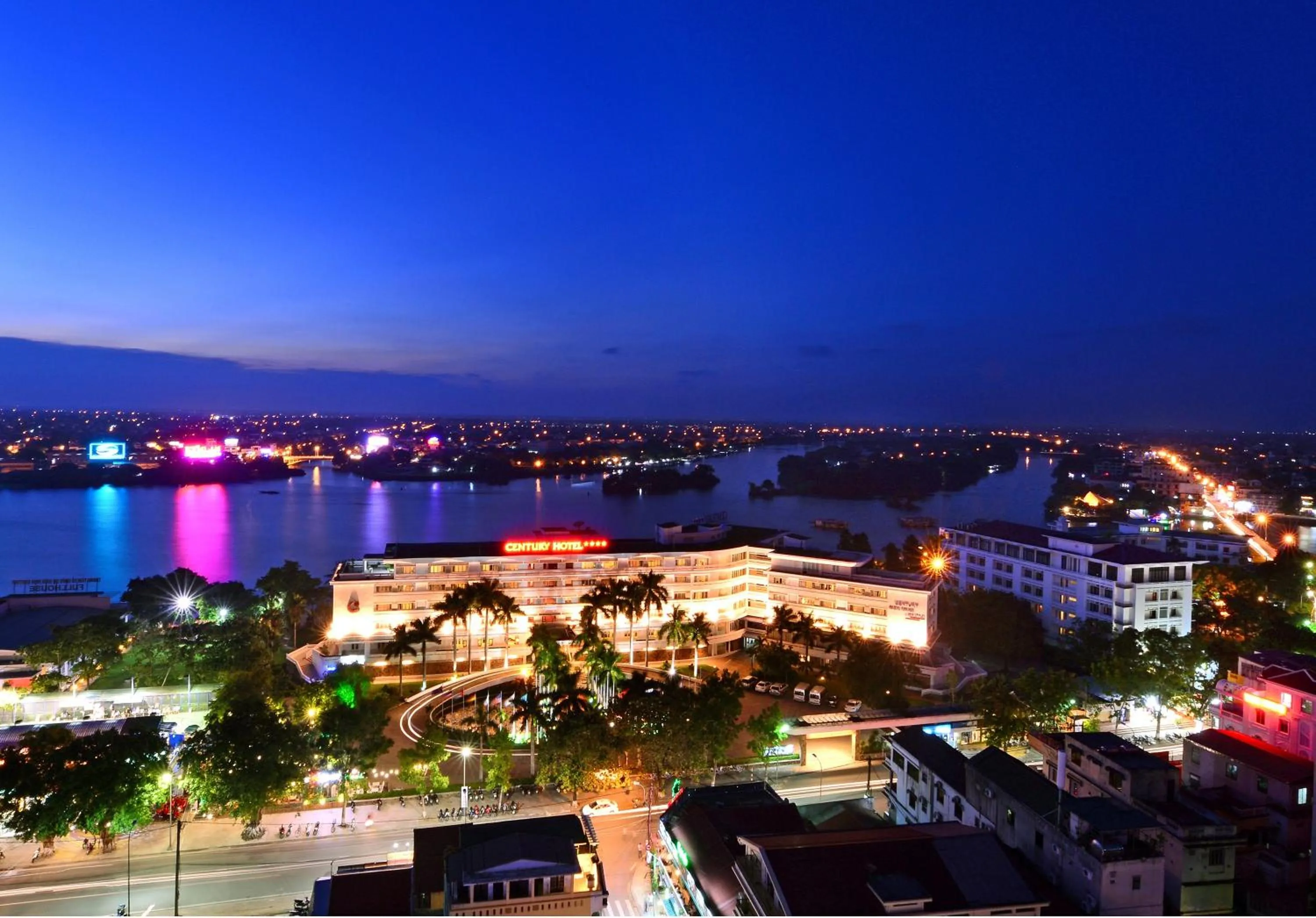 Property building in Century Riverside Hotel Hue